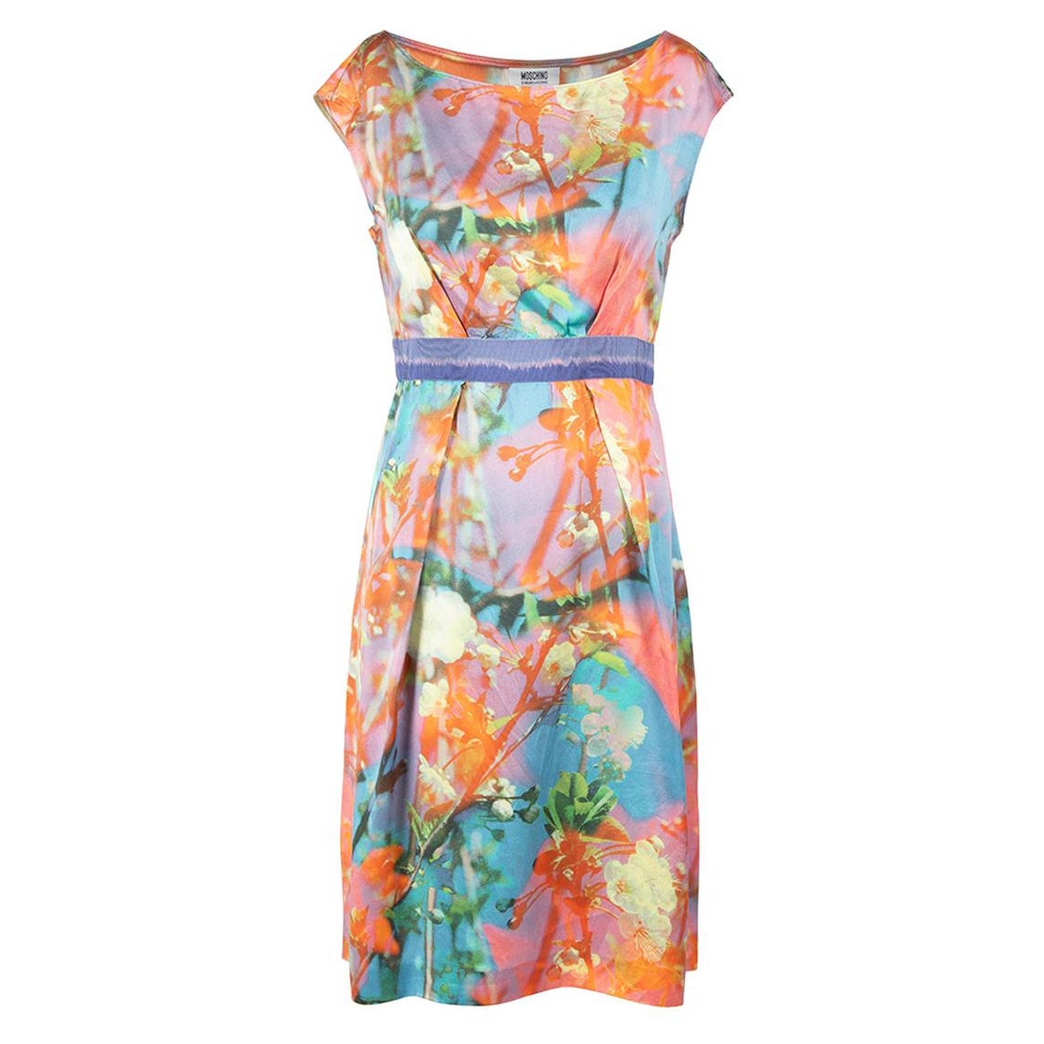 Moschino Moschino Cheap and Chic Abstraktes Print Minikleid Größe M