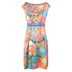 Moschino Moschino Cheap and Chic Abstraktes Print Minikleid Größe M