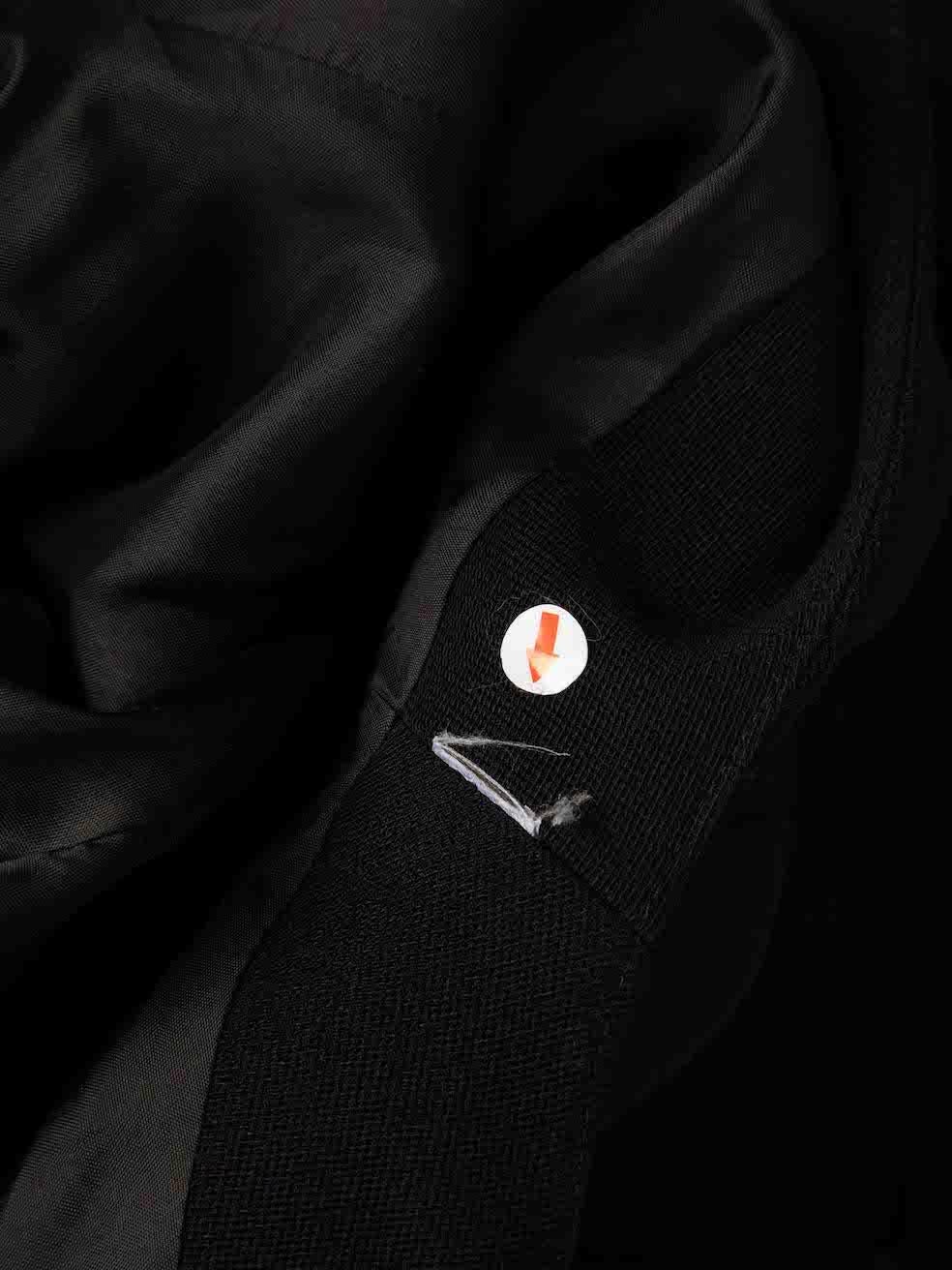 Women's Moschino Moschino Cheap & Chic Black Chain Detail Jacket Size S