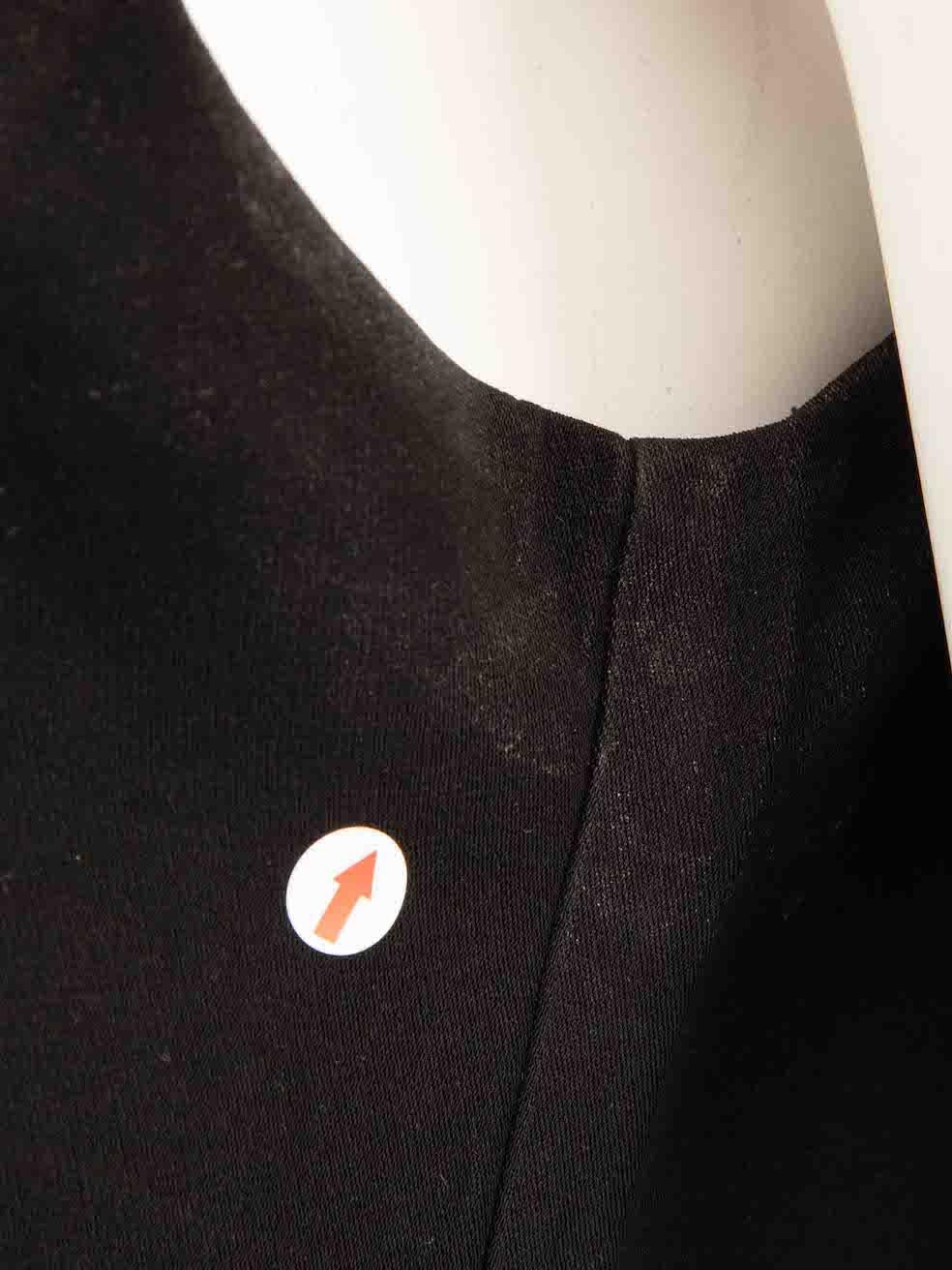 Women's Moschino Moschino Cheap & Chic Black & Leopard Print Panel Mini Dress Size L For Sale