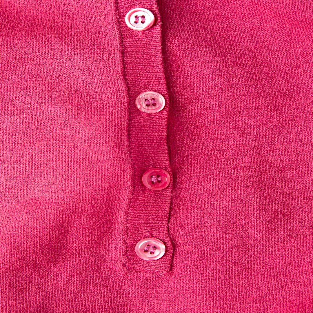 Moschino Moschino Cheap & Chic Pink Silk Knit Top & Cardigan Set Size S 1