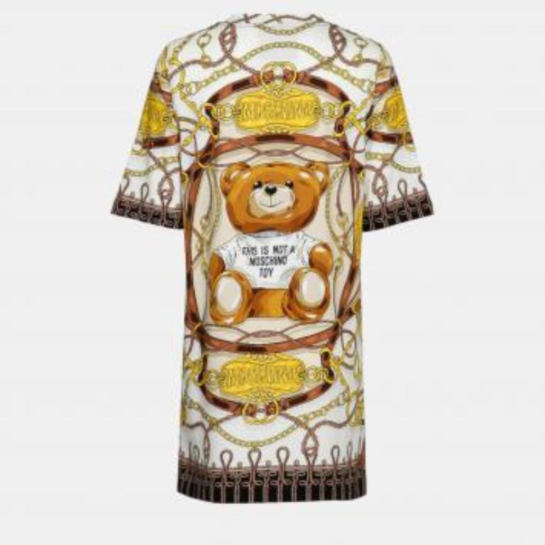 Dieses Kleid von Moschino besticht durch elegante Details und eine schöne Silhouette. Er ist aus den besten MATERIALEN gefertigt und bietet Ihnen einen hohen Tragekomfort.