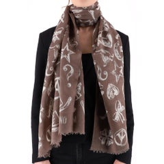 Moschino Multi-Print Wool Scarf