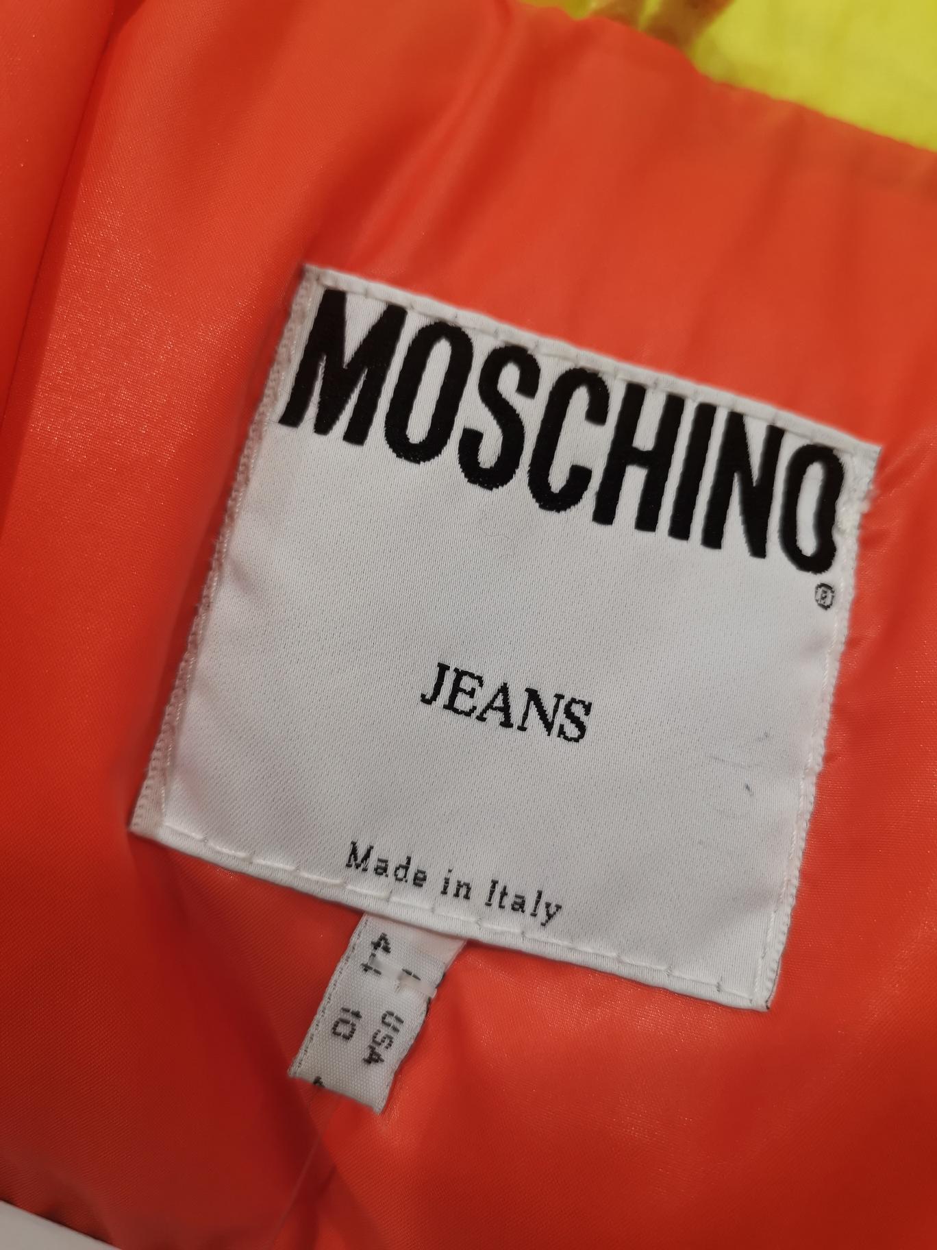 Moschino multicoloured bomber jacket In Good Condition In Capri, IT