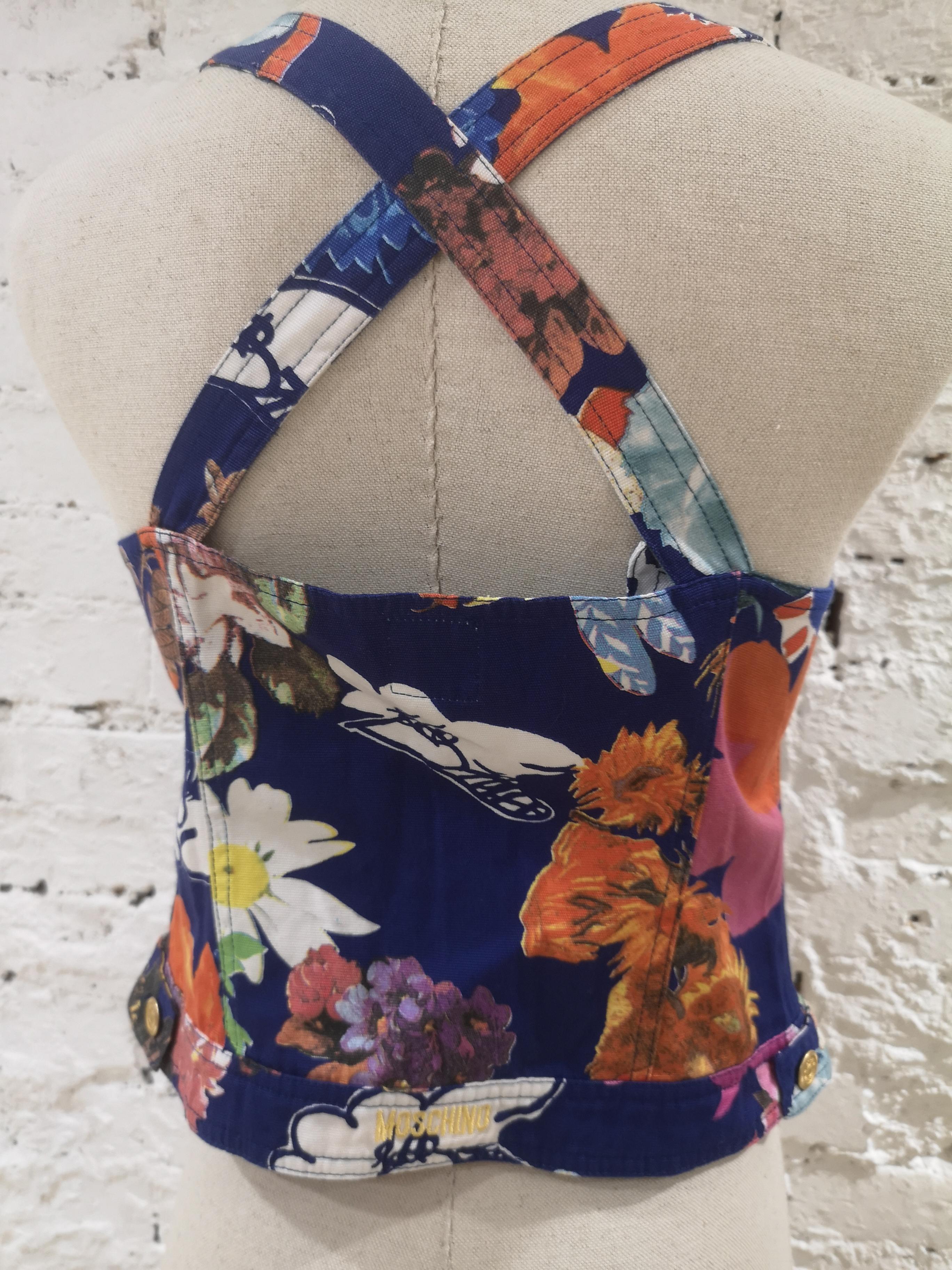 Moschino multicoloured corset NWOT 2