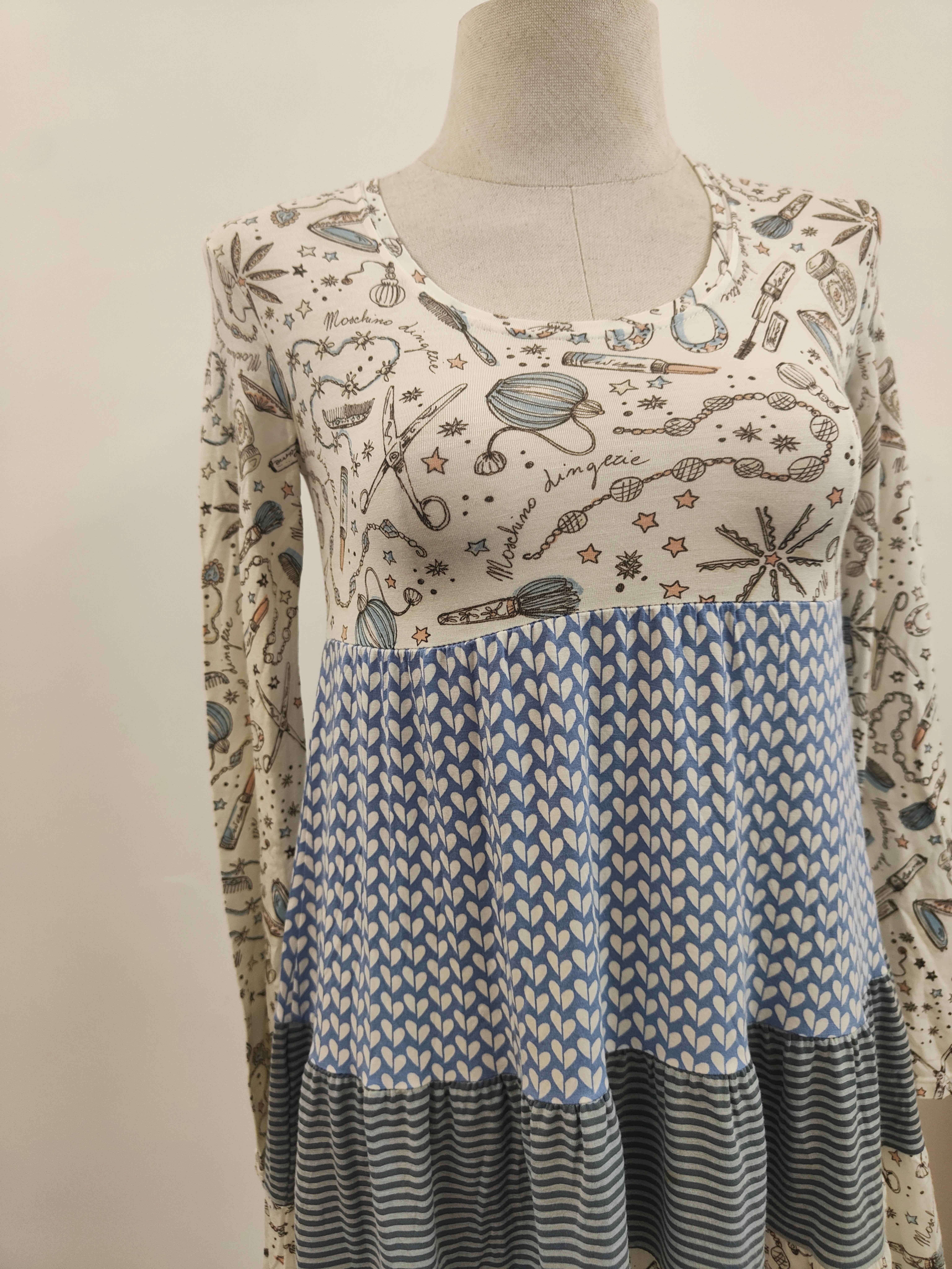 Moschino multicoloured cotton dress For Sale 6
