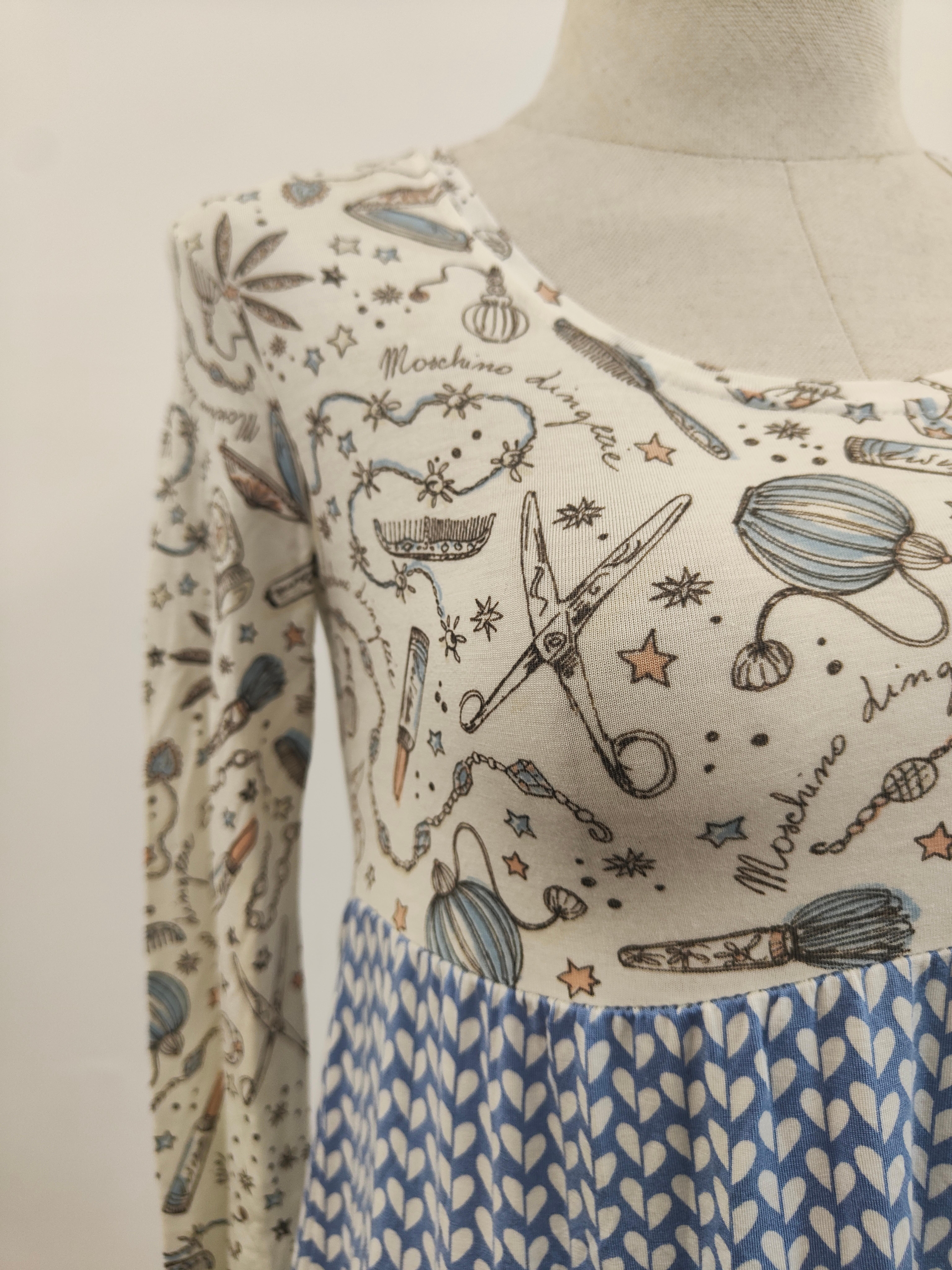 Moschino multicoloured cotton dress For Sale 7