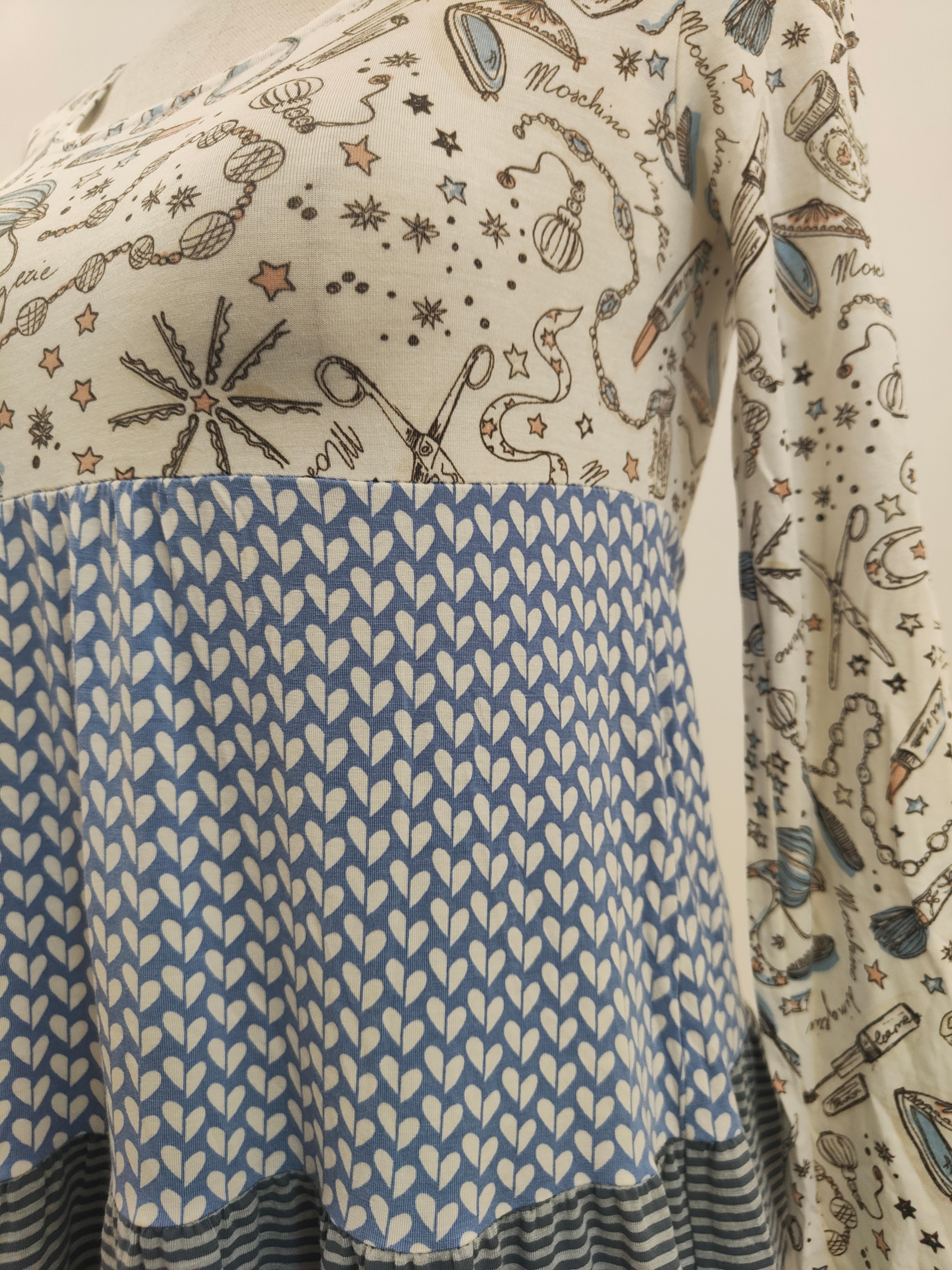 Moschino multicoloured cotton dress For Sale 2