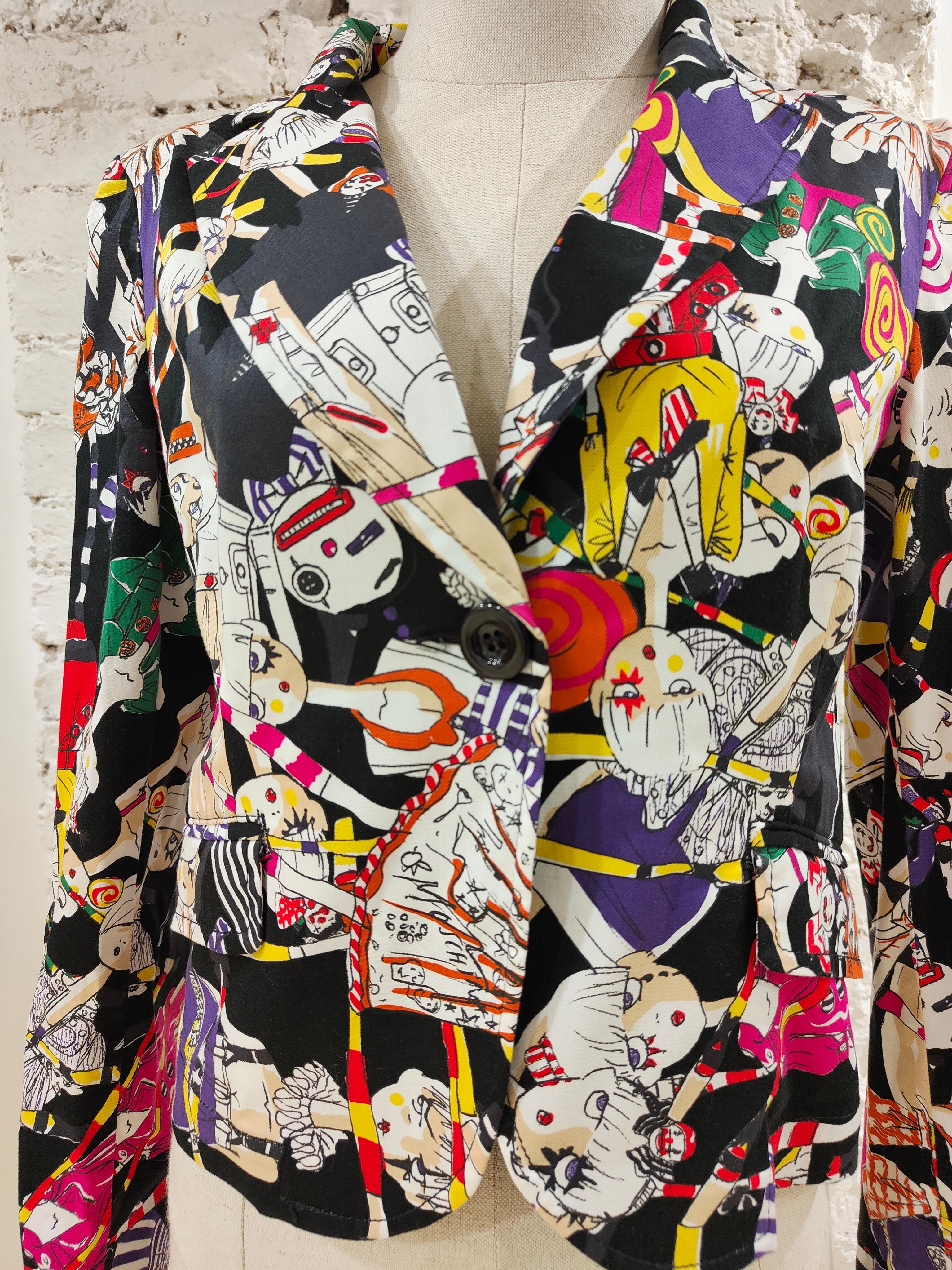Women's Moschino multicoloured cotton jacket
