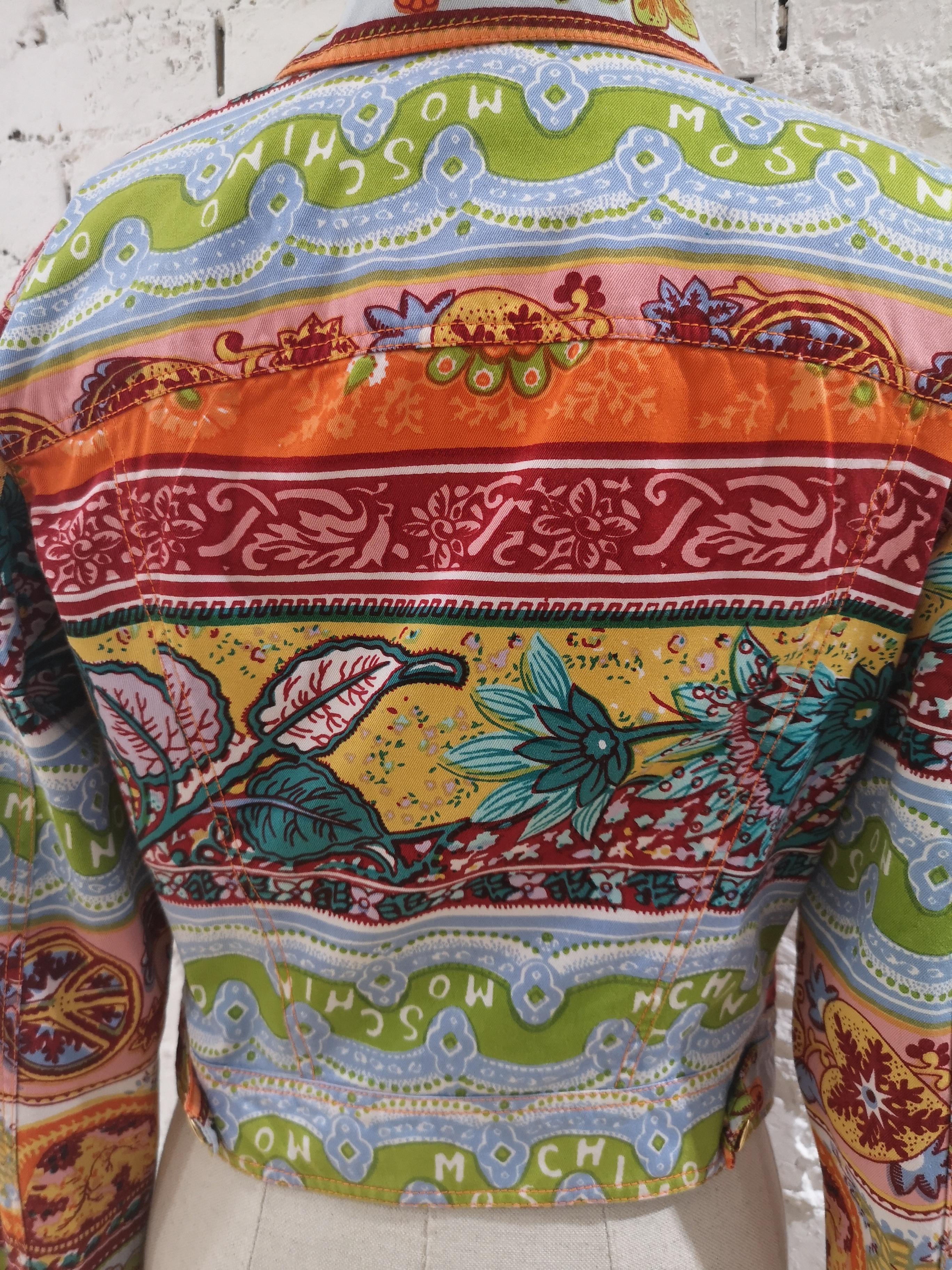 Women's Moschino Multicoloured Denim Jacket