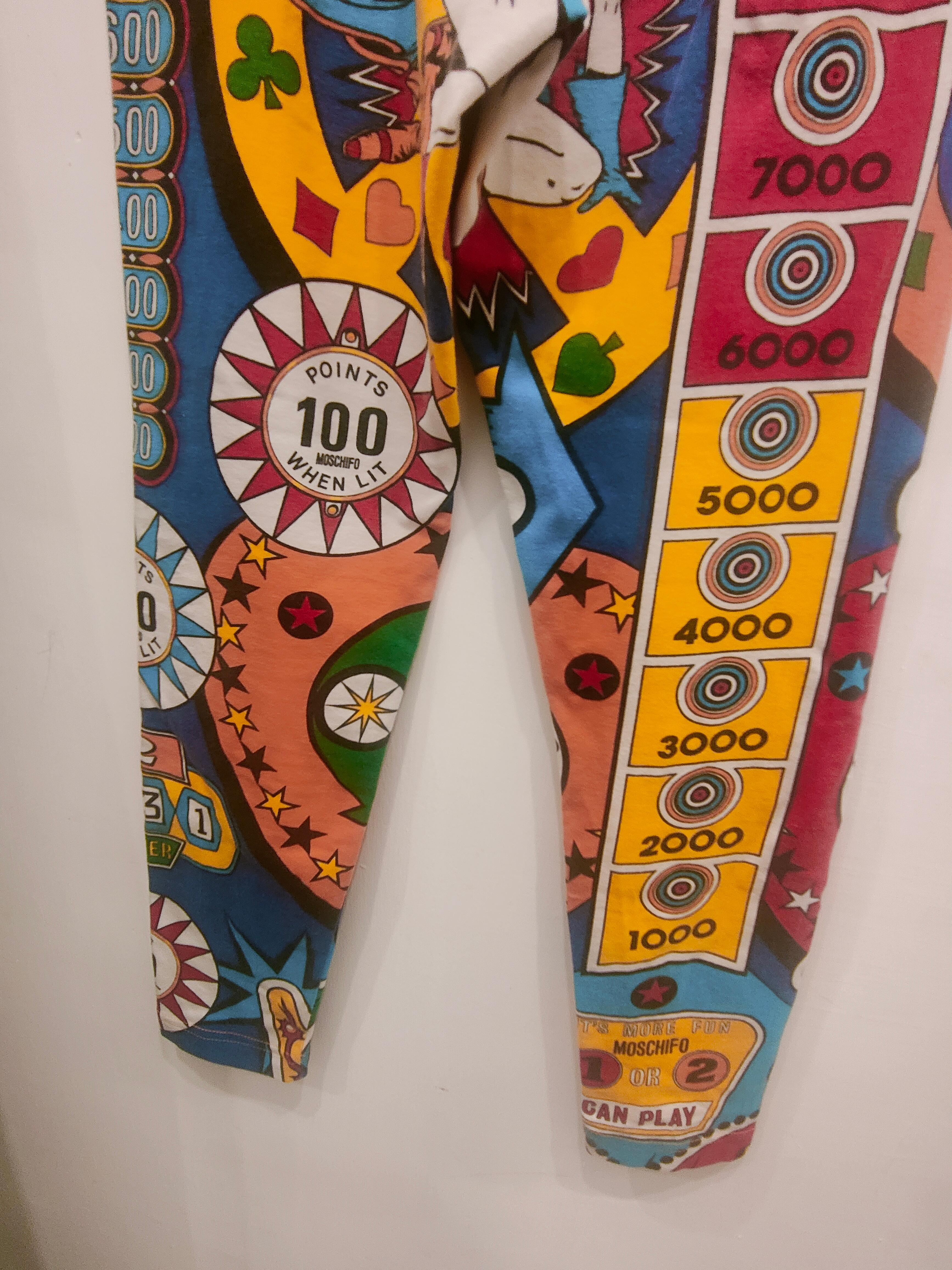 Leggins multicolor Moschino - pantalones en venta 5