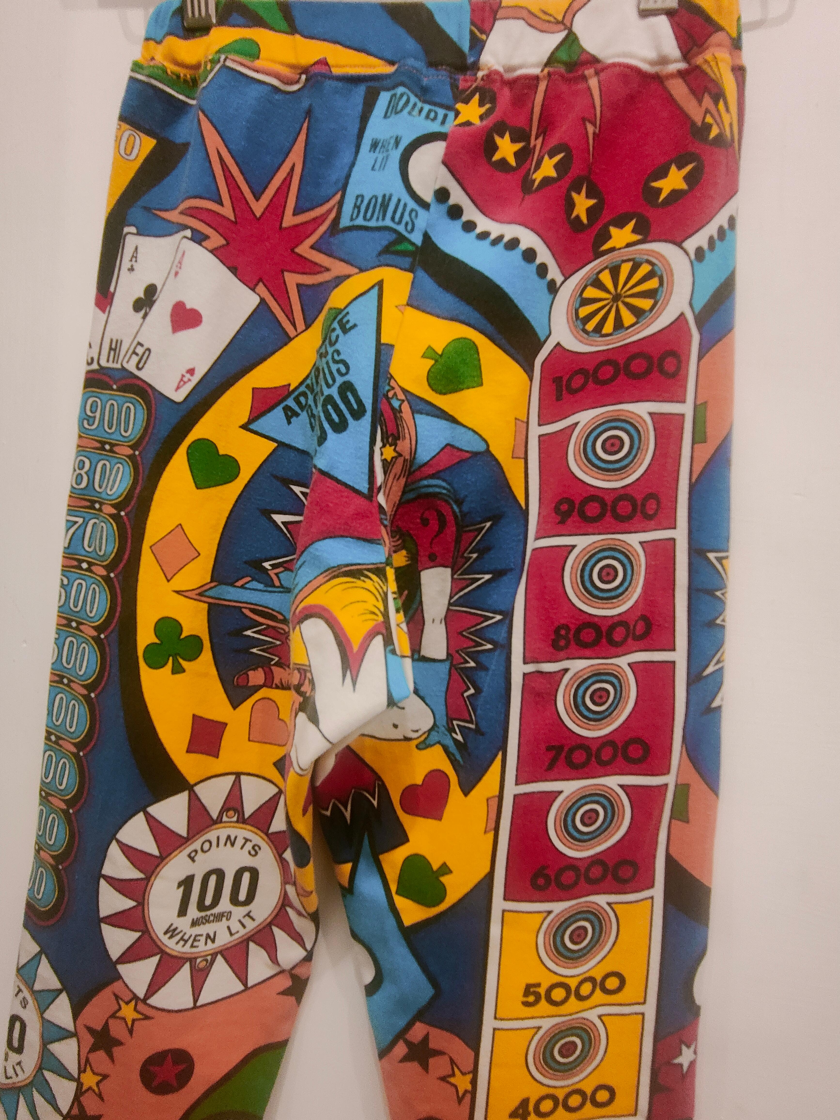 Leggins multicolor Moschino - pantalones en venta 3