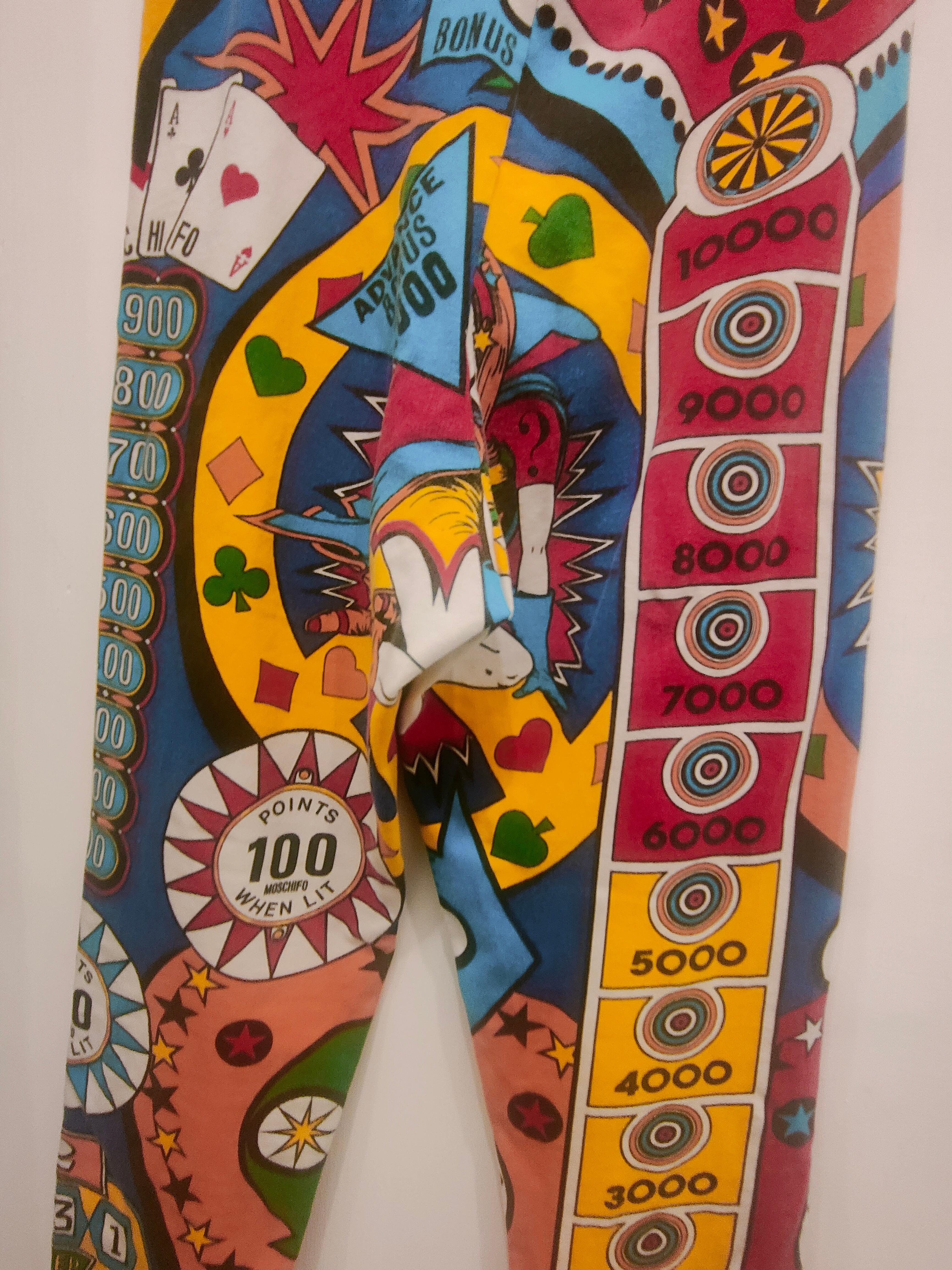 Leggins multicolor Moschino - pantalones en venta 4
