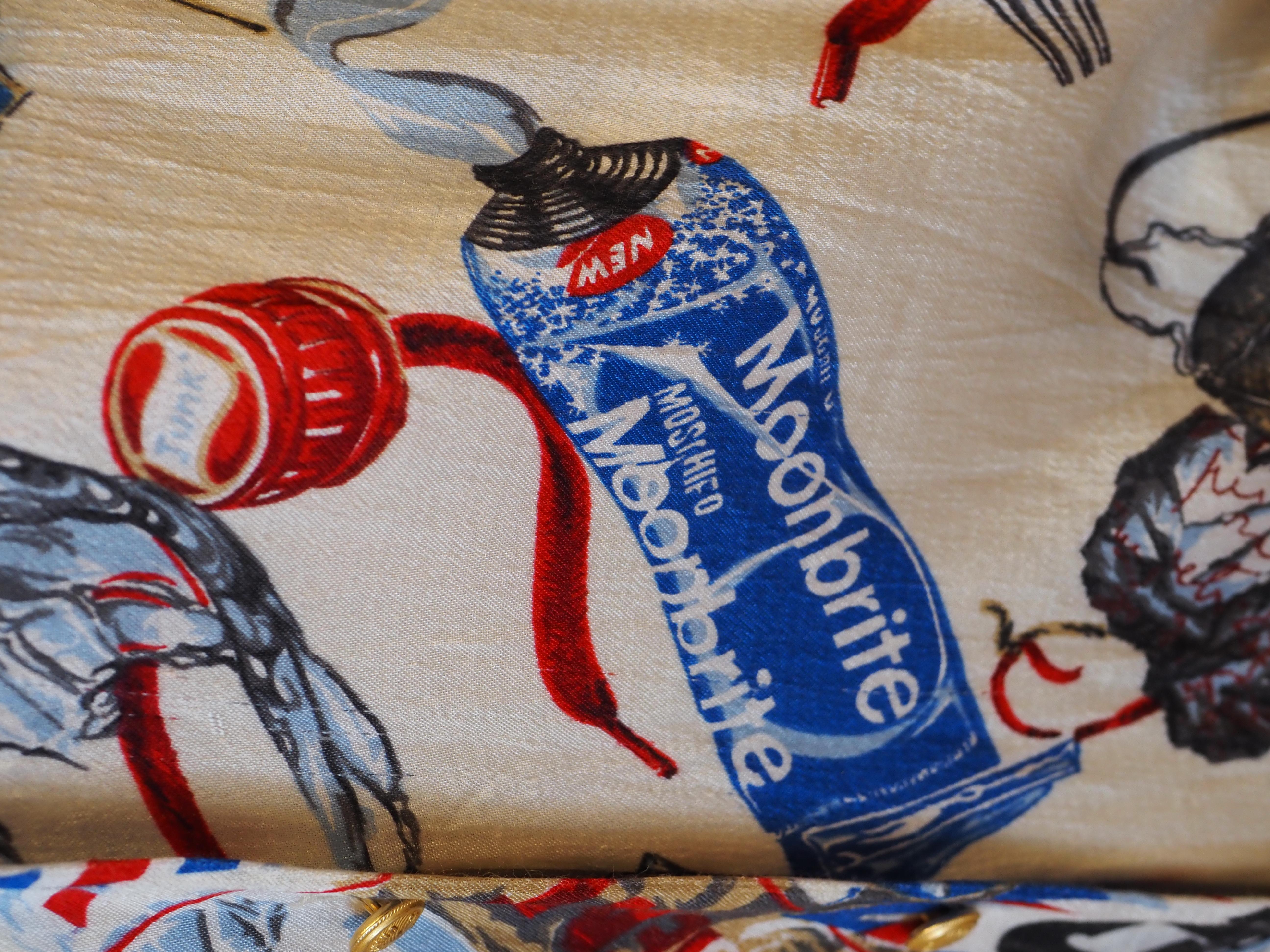 Camicia multicolore Moschino in vendita 5