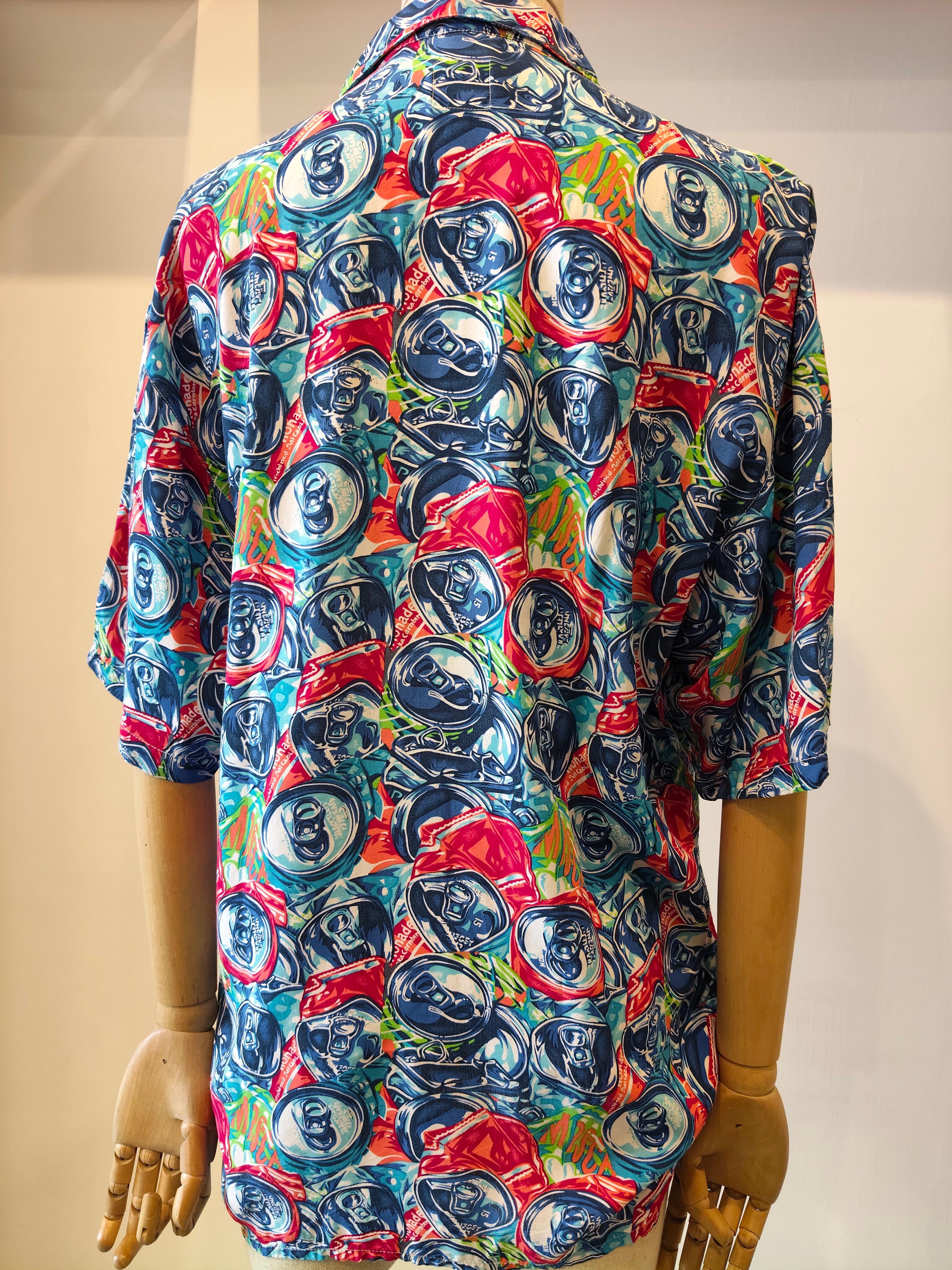 Nero Camicia multicolore Moschino in vendita