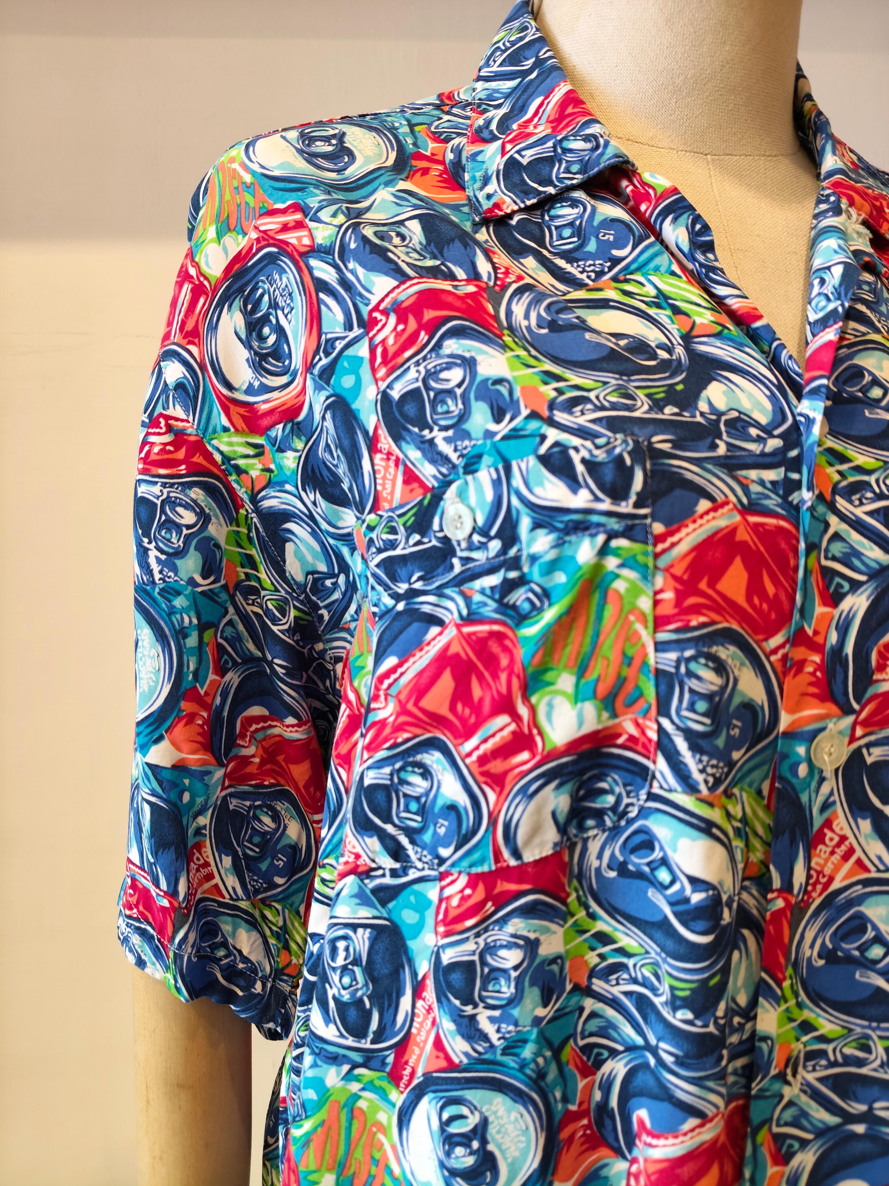 Camicia multicolore Moschino in vendita 1