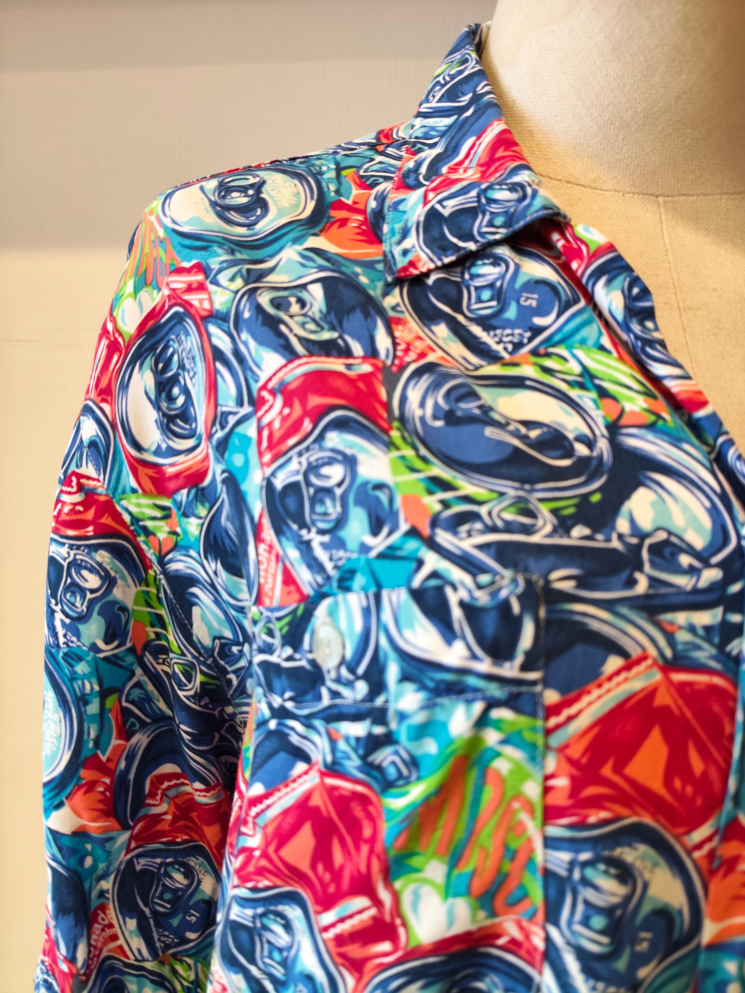 Camicia multicolore Moschino in vendita 3