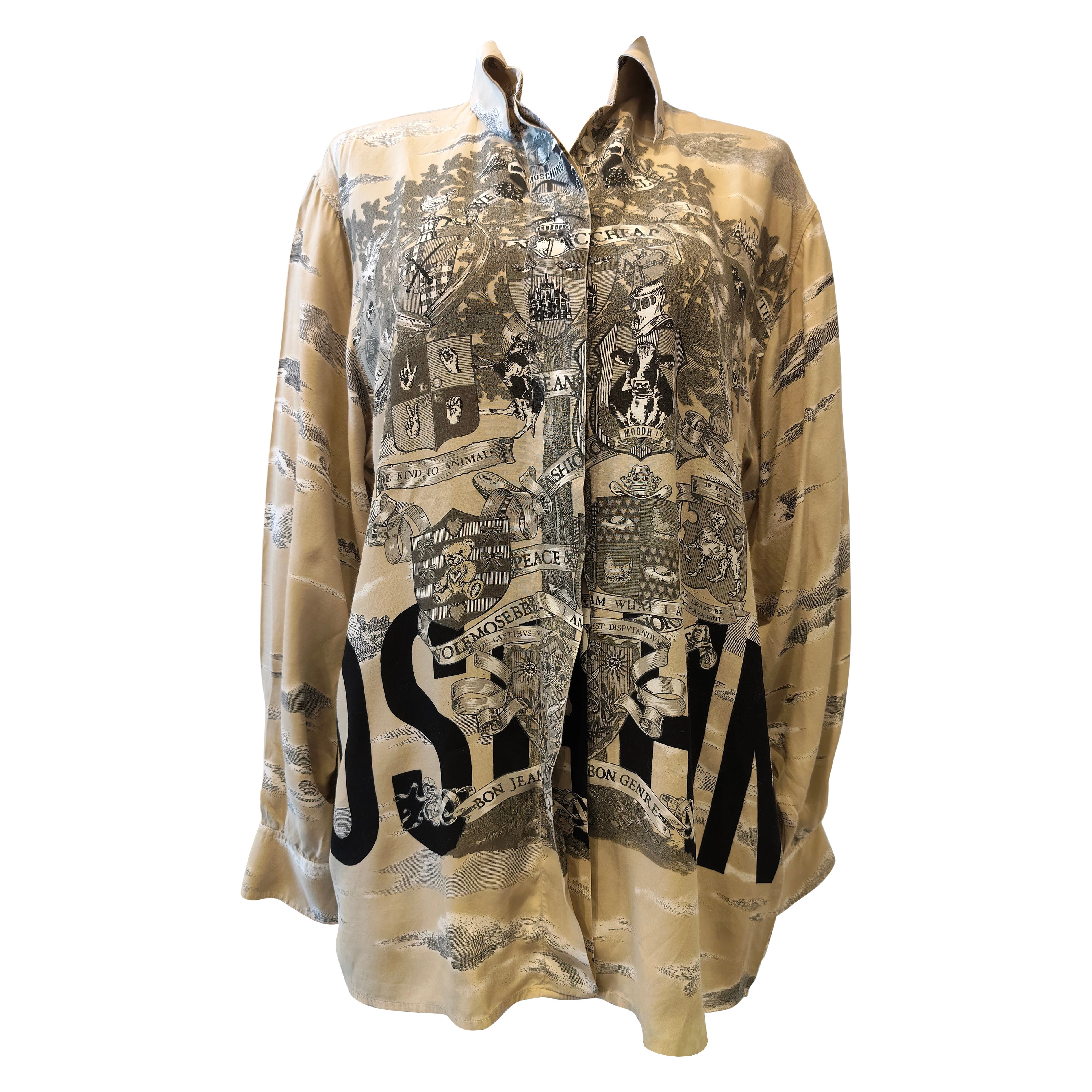 Moschino multicoloured vintage shirt