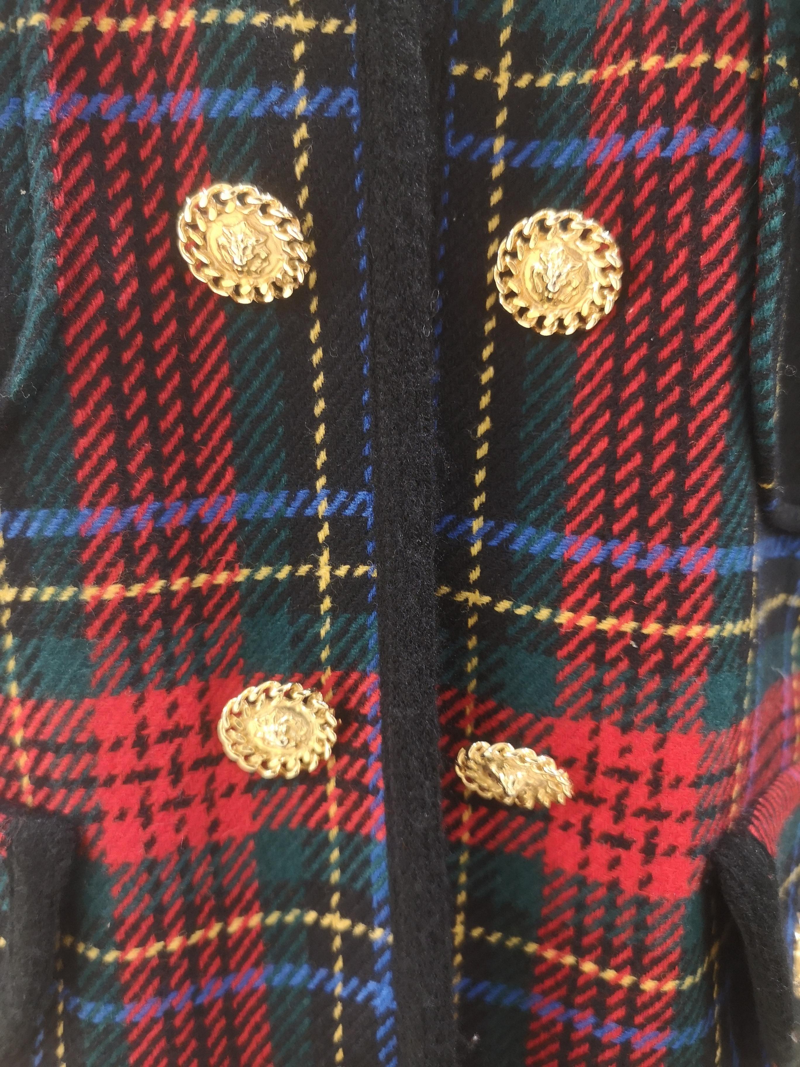 Moschino multicoloured wool jacket In Good Condition In Capri, IT