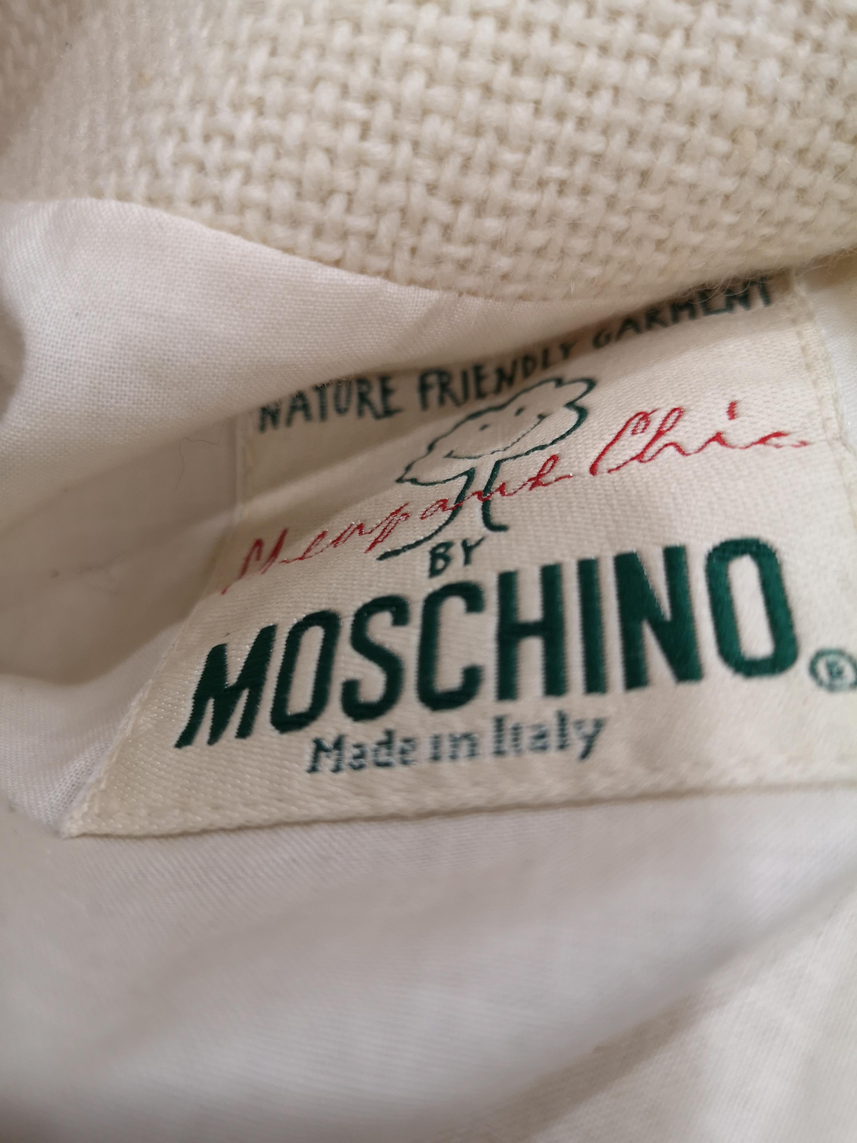 Moschino  Nature Friendly white Jacket 6