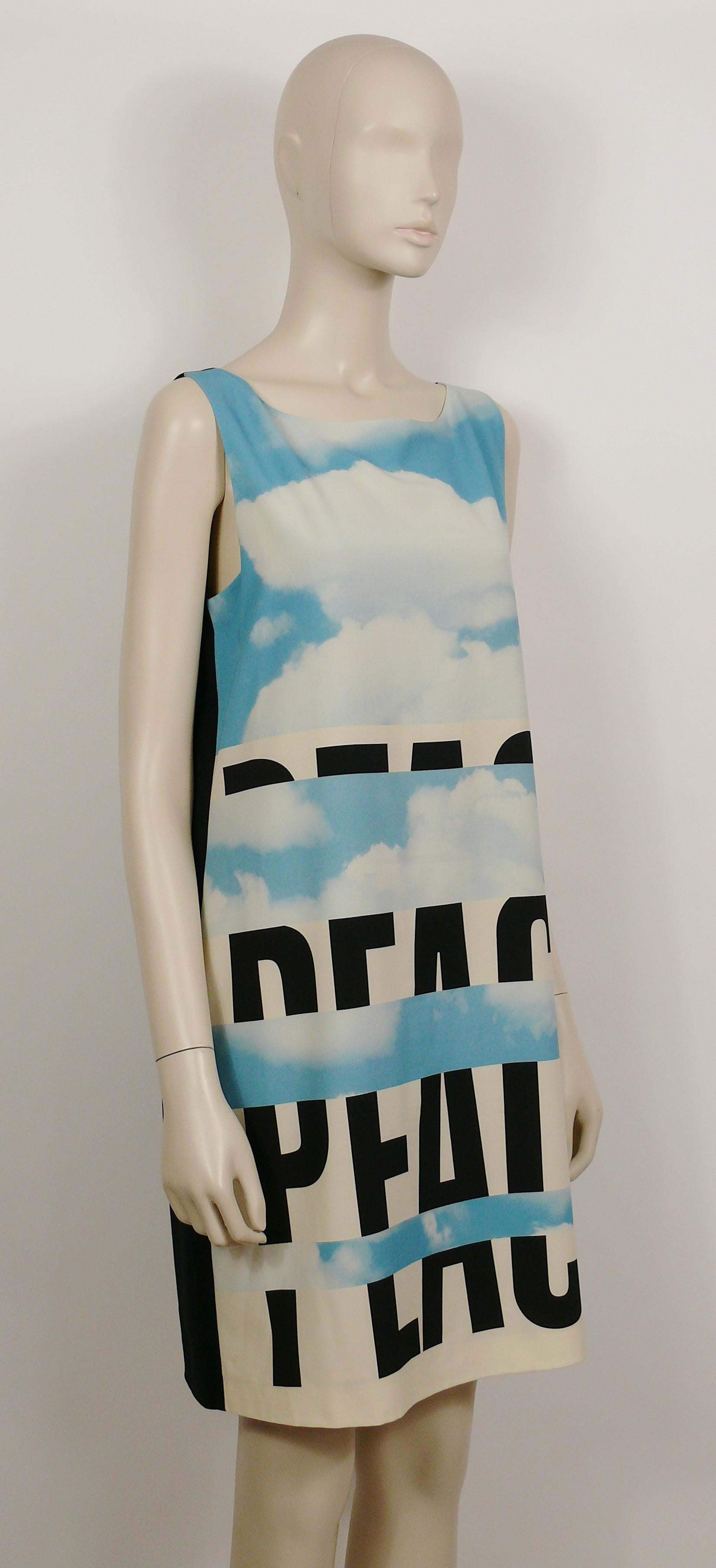 cloud print dress
