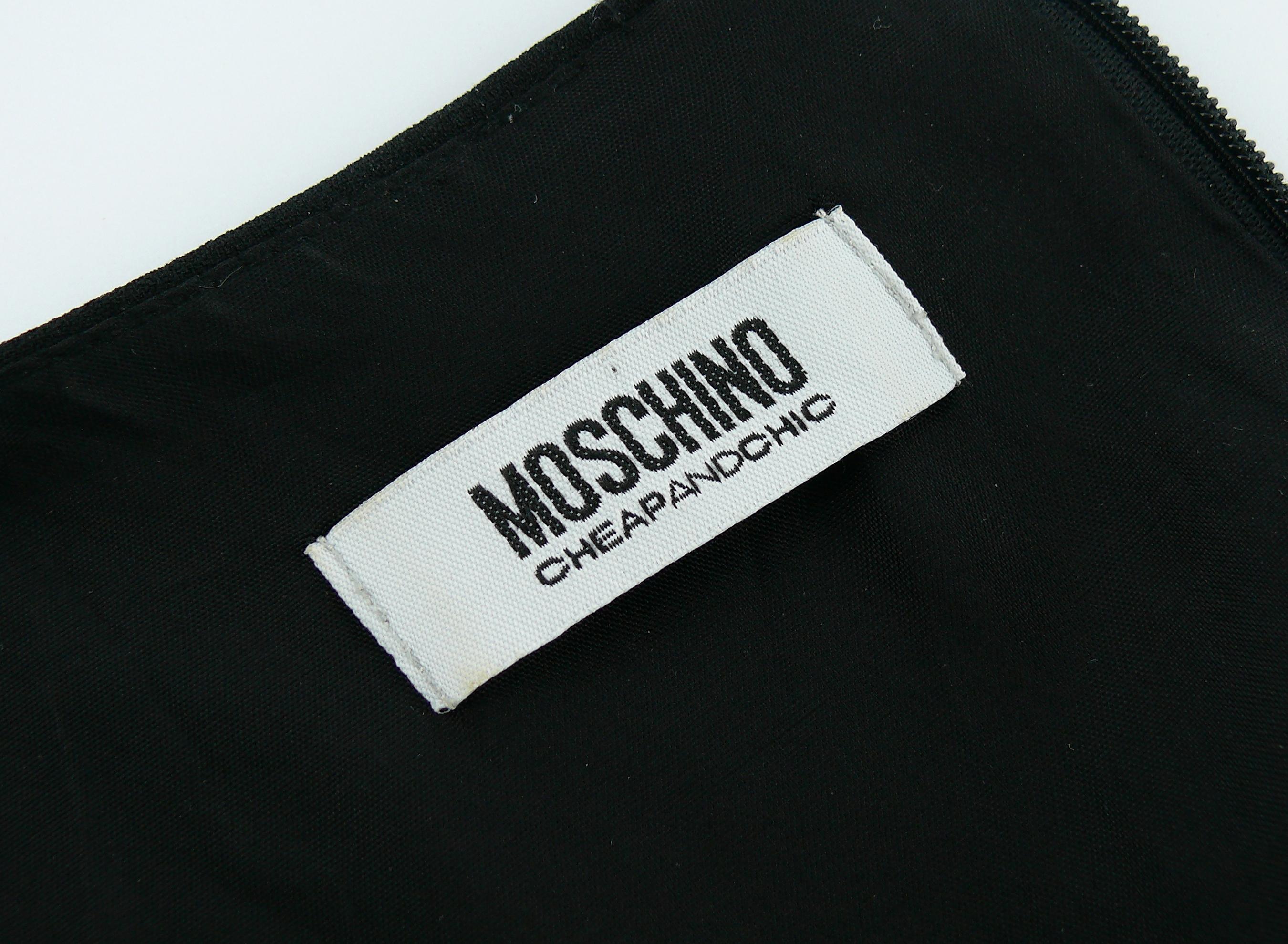 Women's Moschino Peace Cloud Print Sleeveless Dress US Size 10