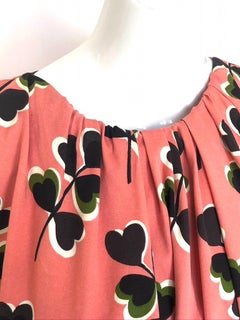 MOSCHINO peach dress with print