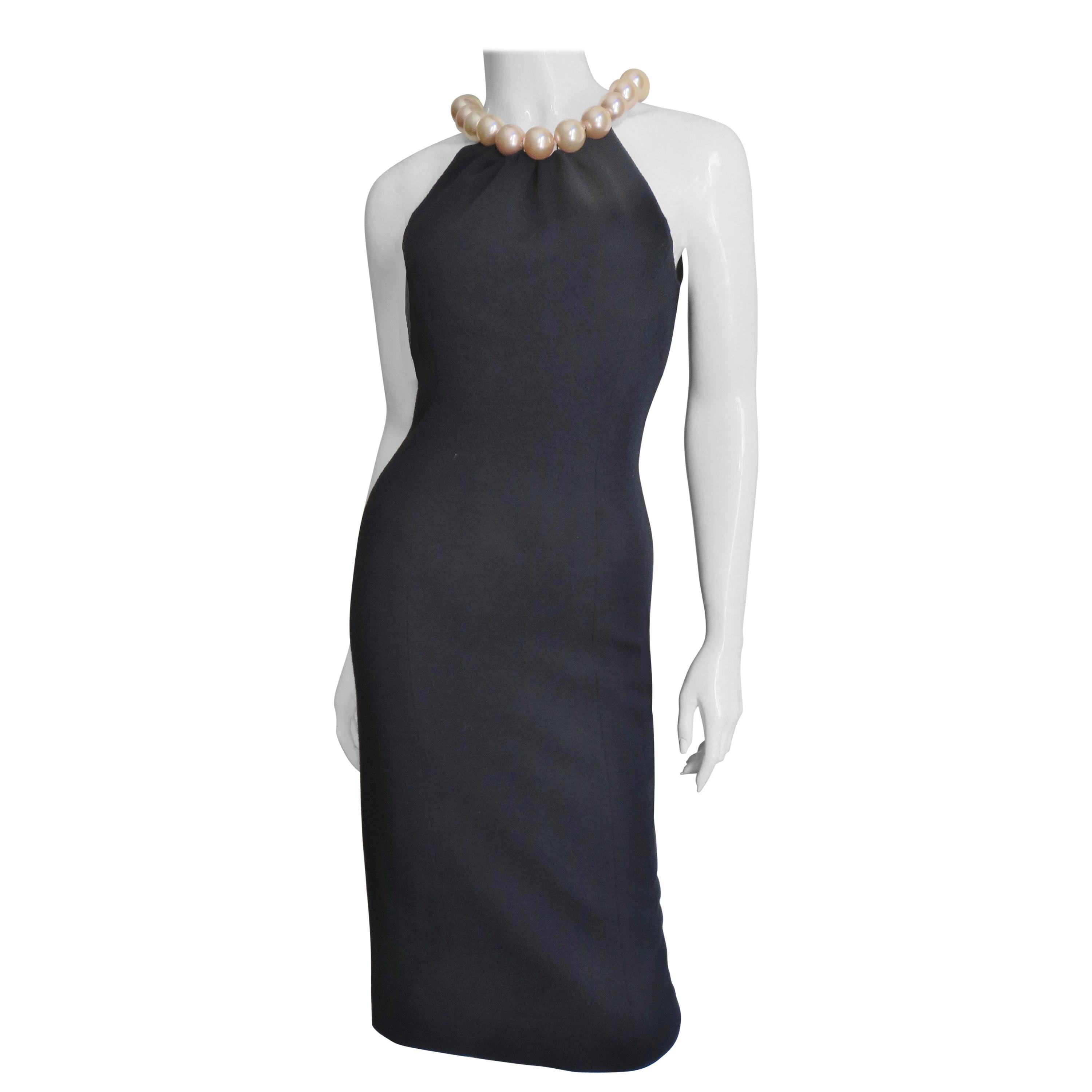 pearl collar dress