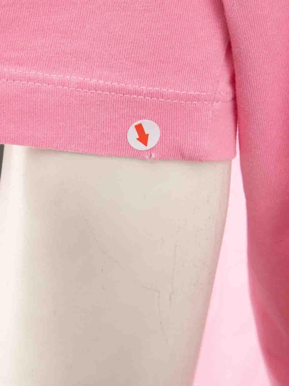 T-shirt rose Moschino Taille XL Pour femmes en vente