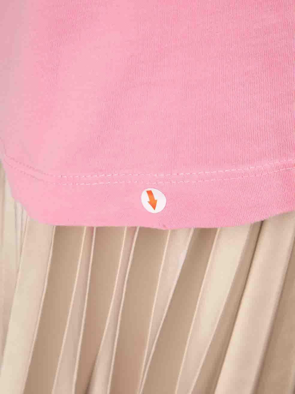 T-shirt rose Moschino Taille XL en vente 3
