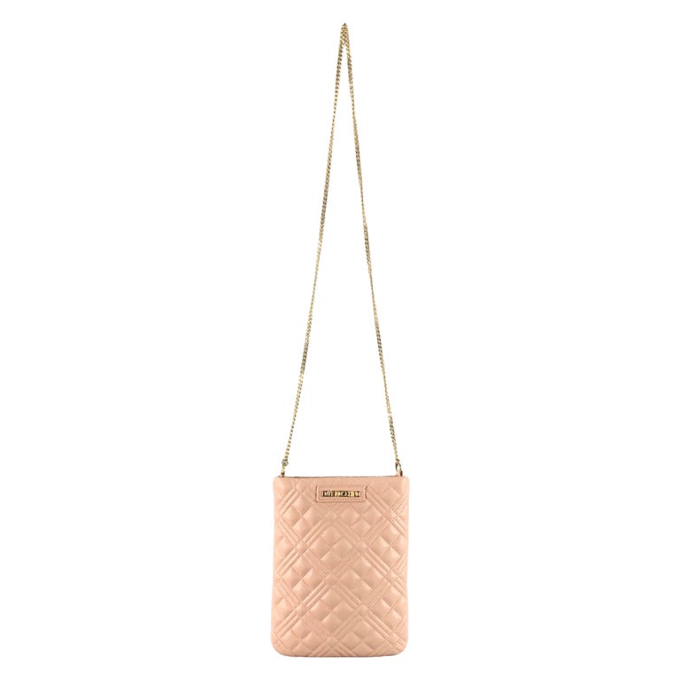 Moschino Pink Bags Moschino Sale MOSCHINO Pink Quilted Leather