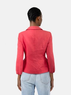 Moschino Pink Single Breast Jacket Size L