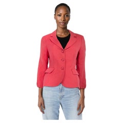 Moschino Pink Single Breast Jacket Size L