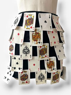 Moschino “Playing Cards” Skirt, circa 1995 – Alice in Wonderland Inspired