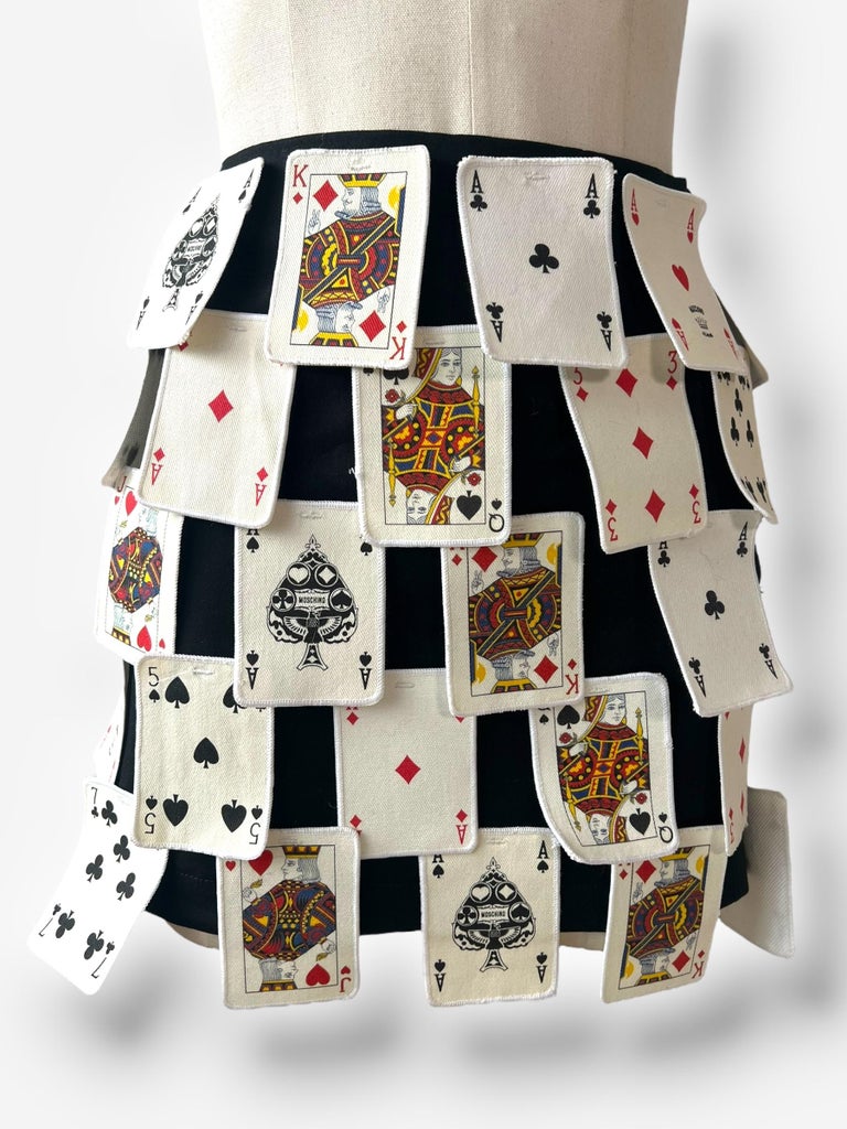 Moschino “Playing Cards” Skirt, circa 1995 – Alice in