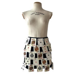 Moschino “Playing Cards” Skirt, circa 1995 – Alice in Wonderland Inspired