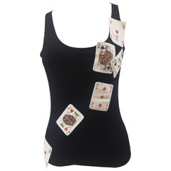 Vintage Moschino playing cards t-shirt