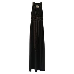 Moschino Polyester Maxi Dress in Black