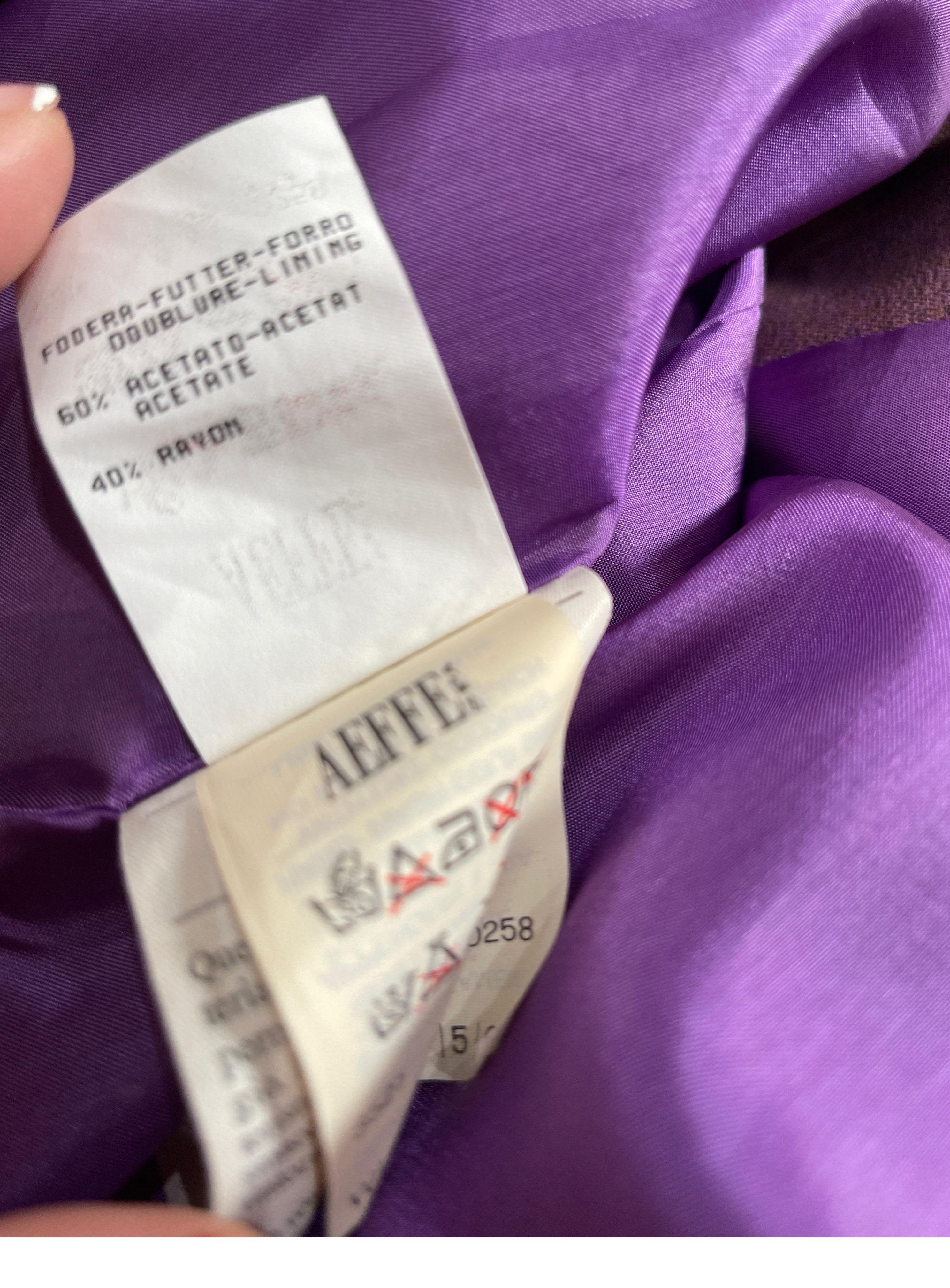 Moschino Purple Energy Lightening Bolt Blazer For Sale at 1stDibs