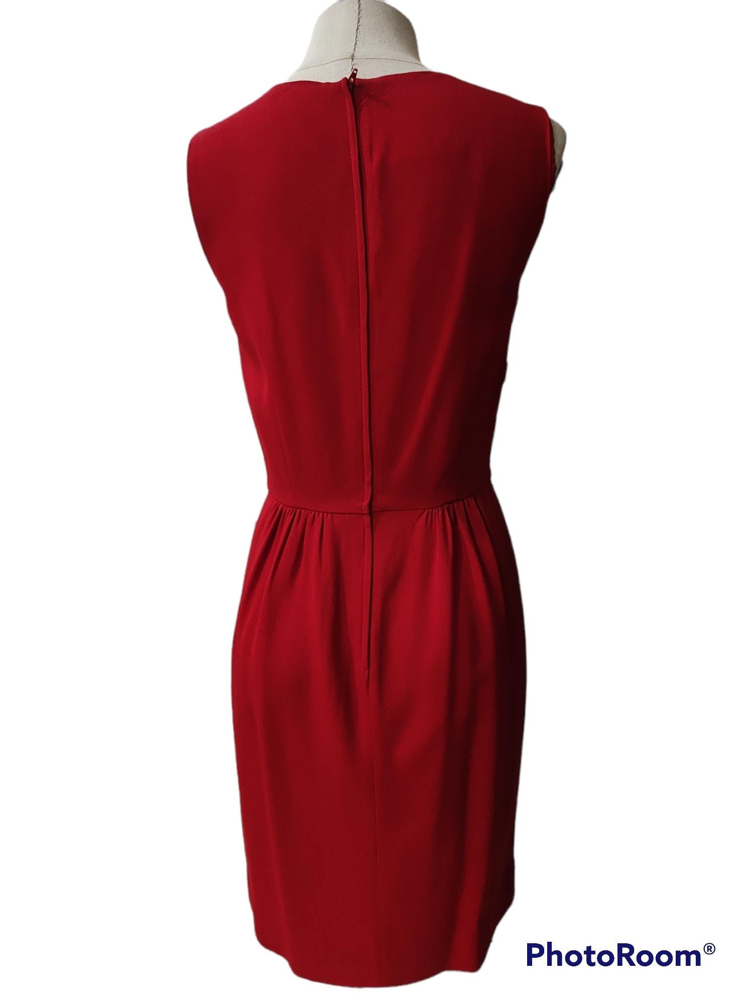 Moschino red  dress In Good Condition For Sale In Capri, IT