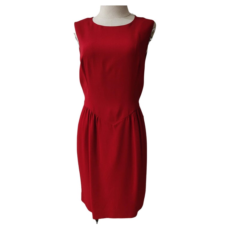 Moschino red dress For Sale at 1stDibs