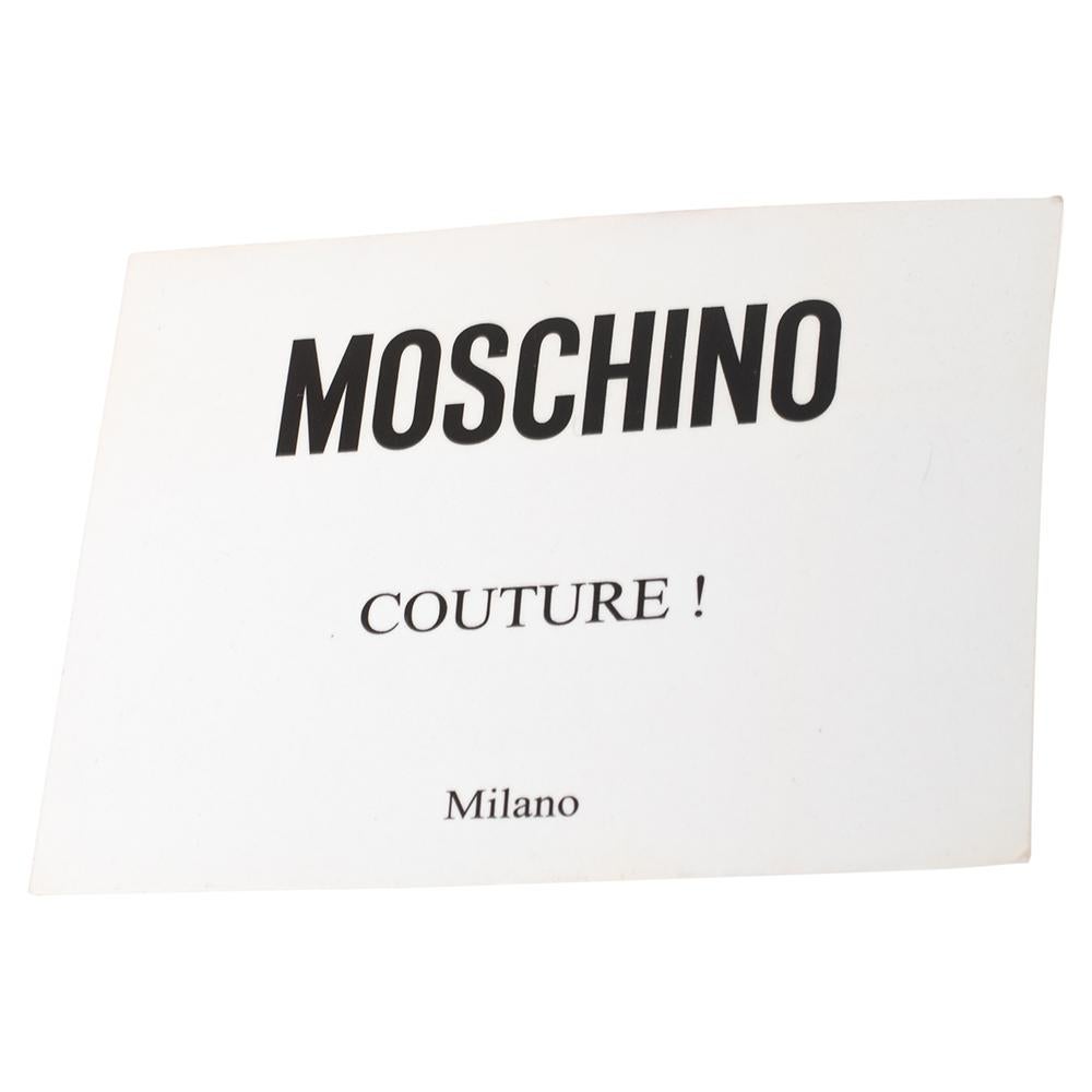 Moschino Red Leather Capsule Biker Jacket Shoulder Bag 5