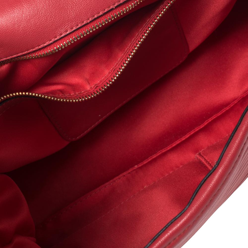 Moschino Red Leather Capsule Biker Jacket Shoulder Bag 1