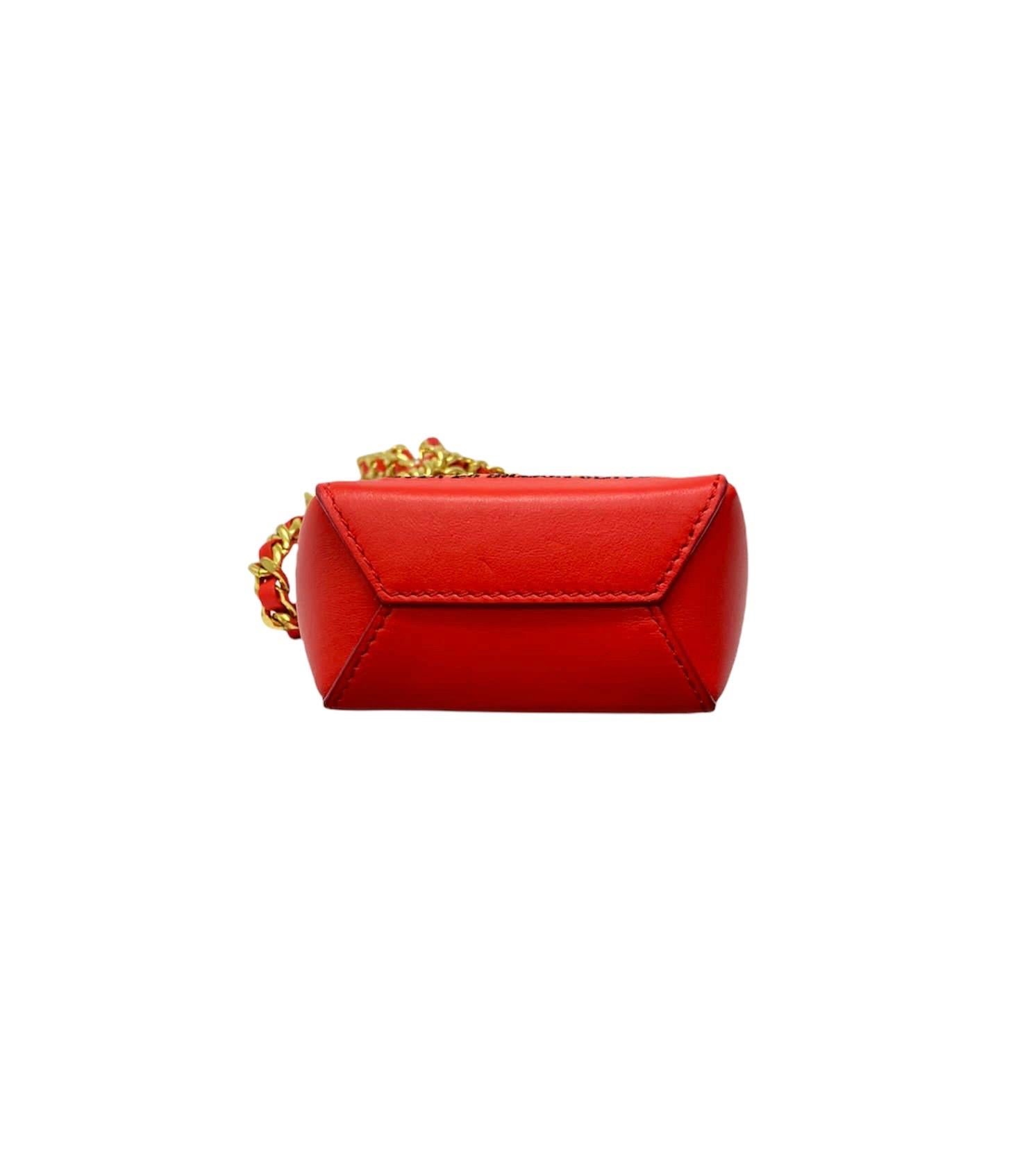 red moschino bag