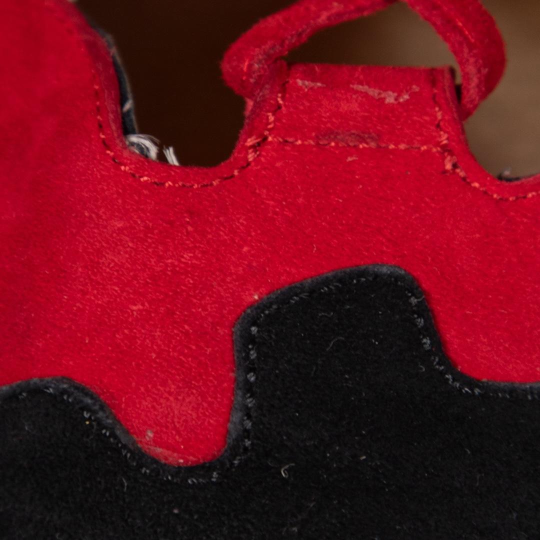 Moschino Red Suede Lace Up Pumps Size IT 38.5 1
