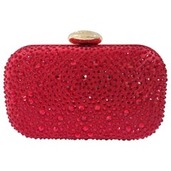 Moschino Red Swarovski Handle Bag / Shoulder Bag NWOT