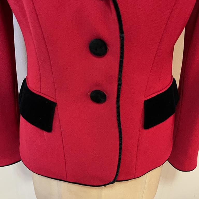 red equestrian jacket