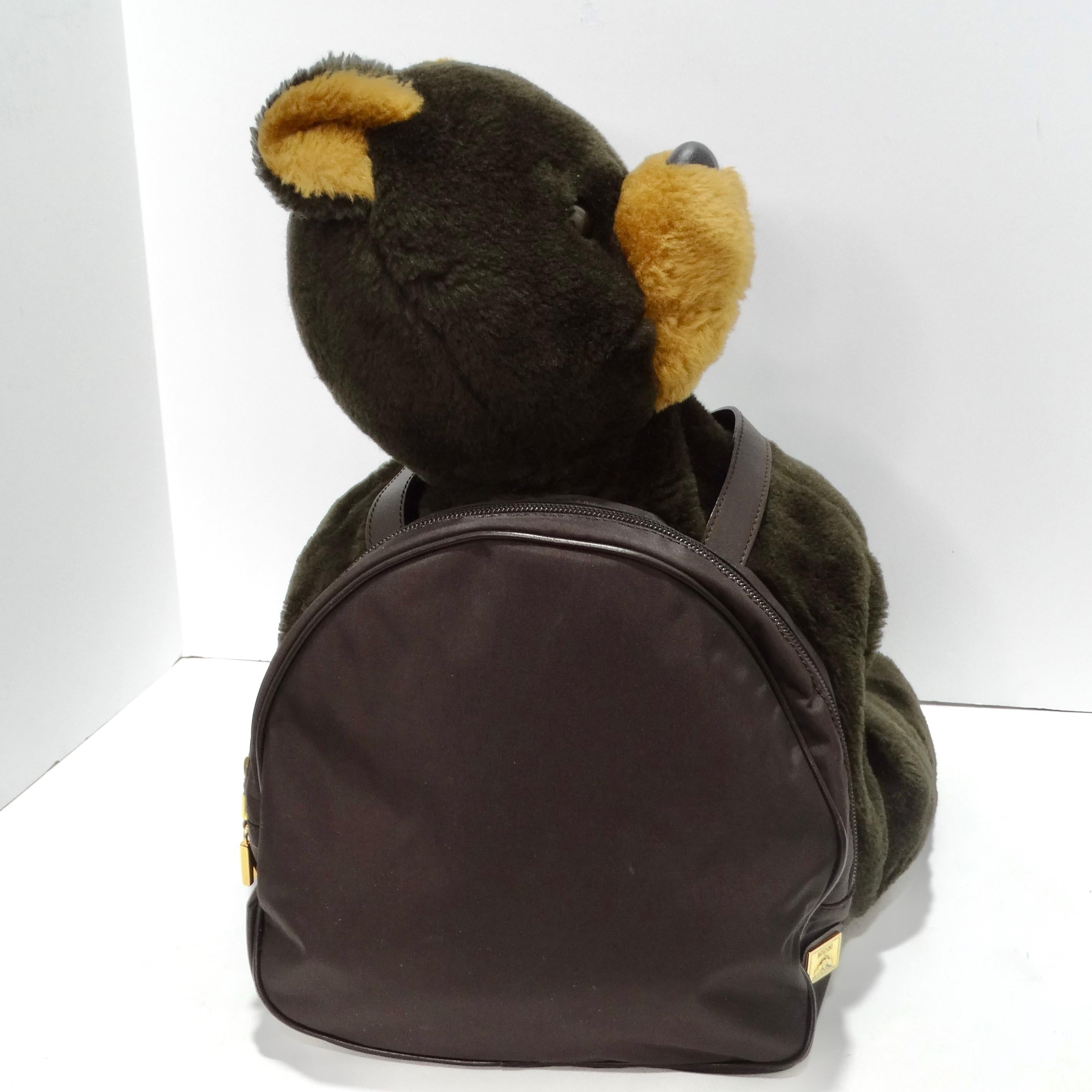 Moschino Redwall 1990er Teddybär-Rucksack im Angebot 6