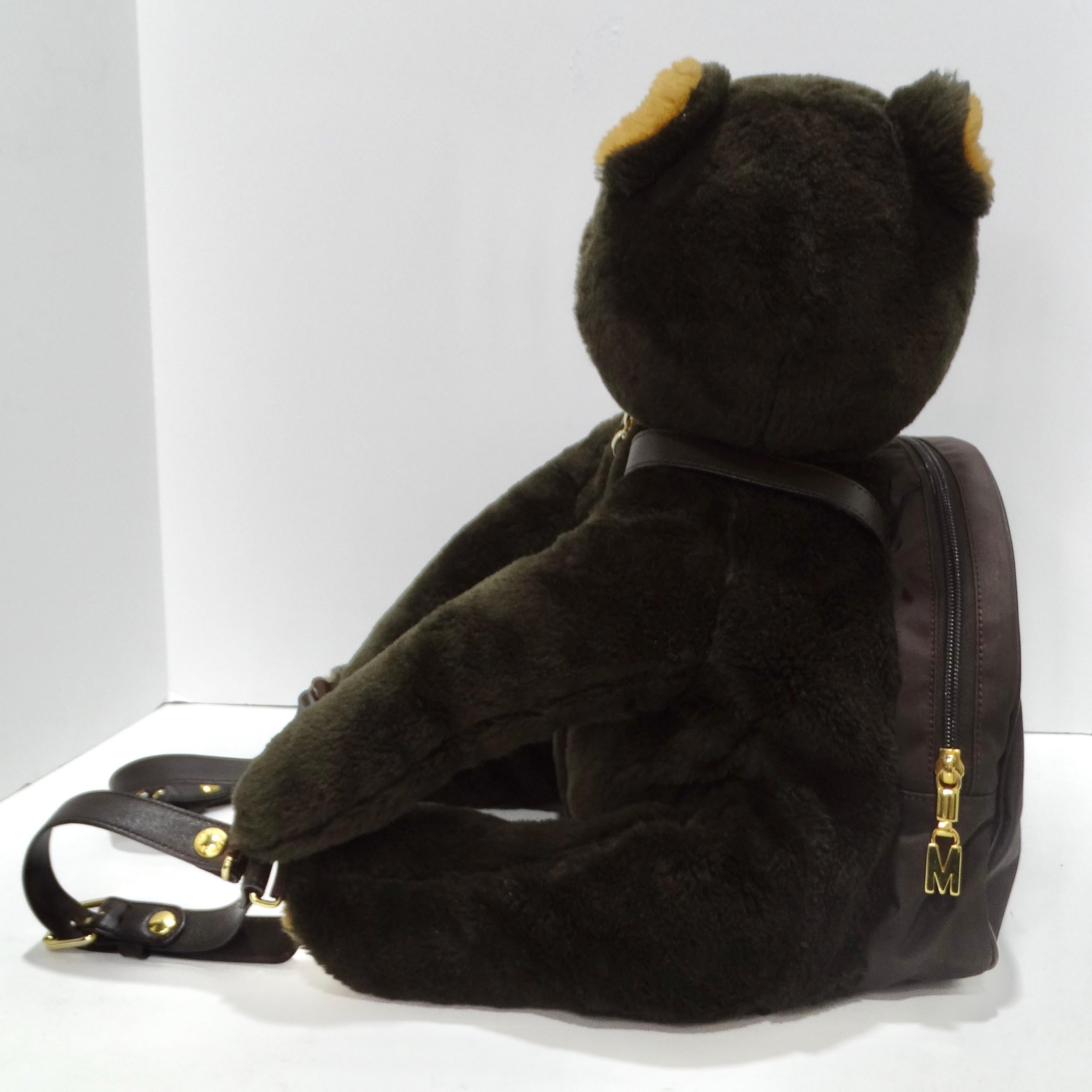 Moschino Redwall 1990s Teddy Bear Backpack For Sale 8