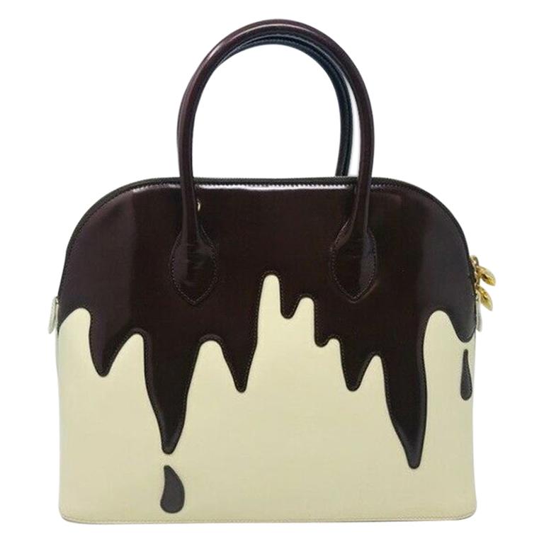 Moschino Brown Fudge The Fashionistas Let Them Eat Cake Bag For Sale